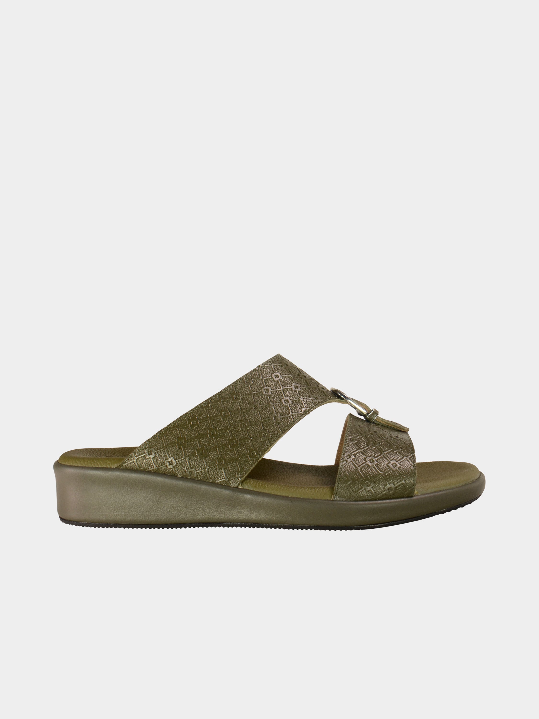 Barjeel Uno BGT-14 Men's Arabic Sandals #color_Green