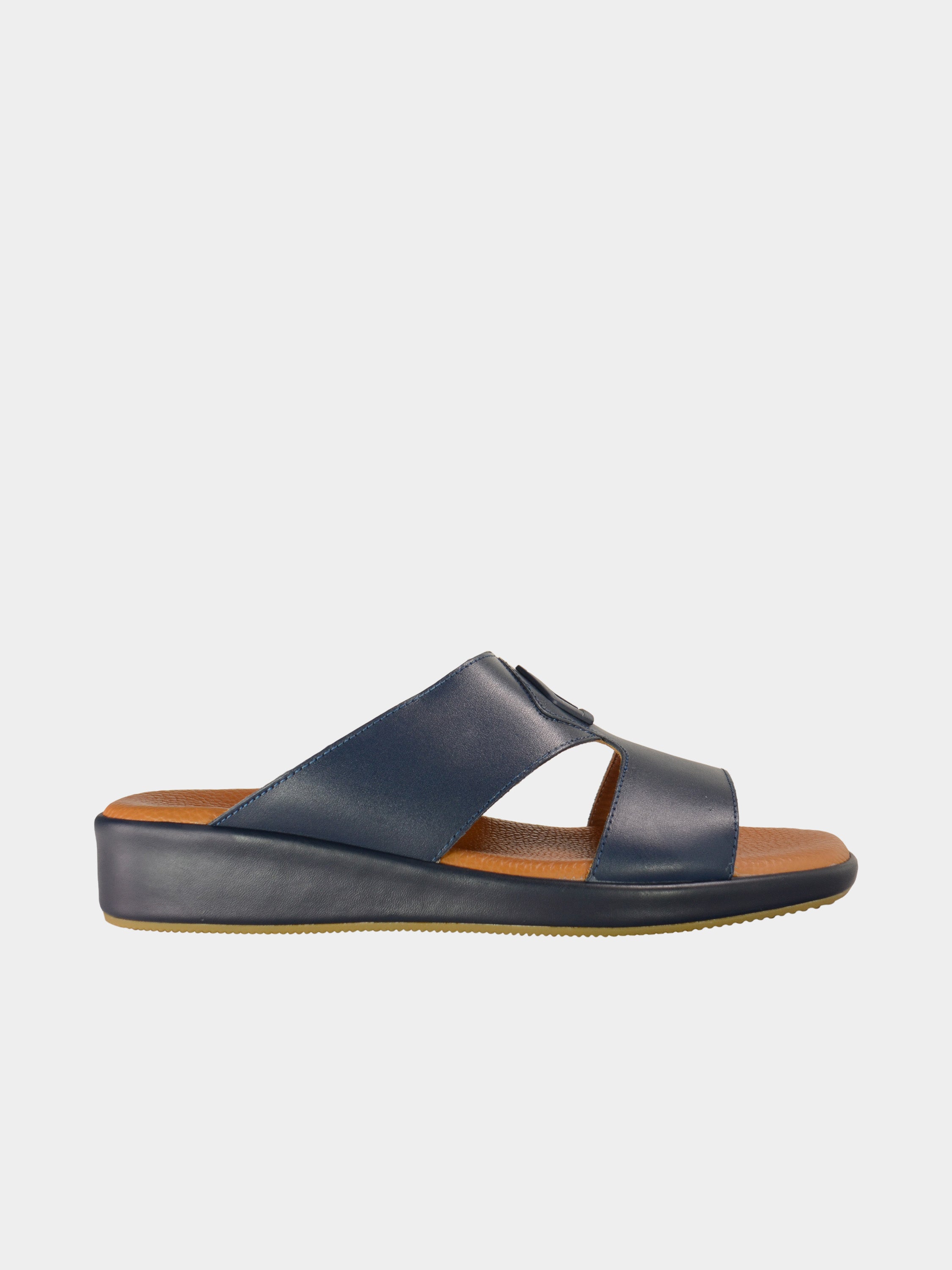 Barjeel Uno BGT-05 Men's Arabic Sandals #color_Navy