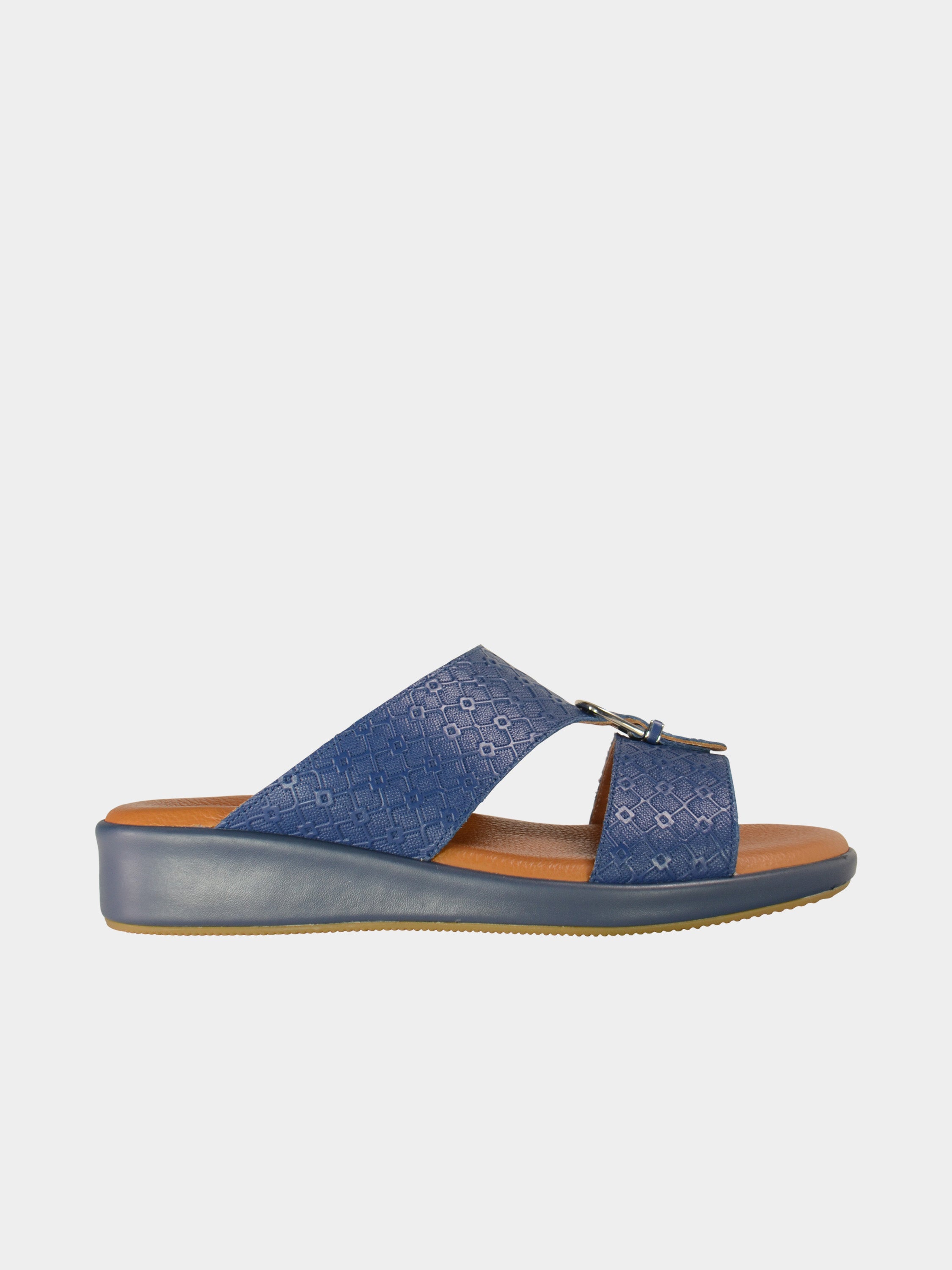 Barjeel Uno BGT-14 Men's Arabic Sandals #color_Navy