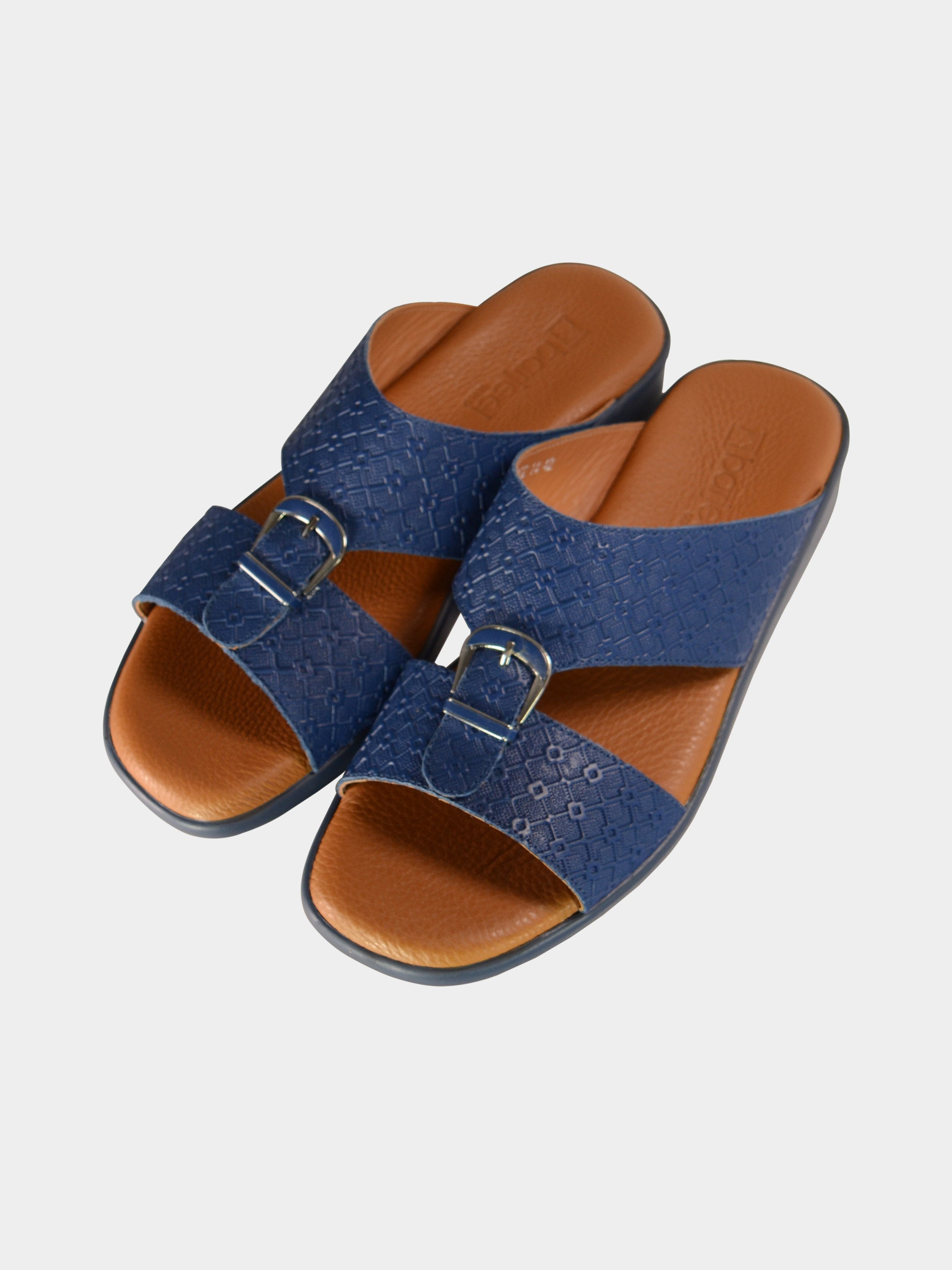 Barjeel Uno BGT-14 Boys Arabic Sandals #color_Navy