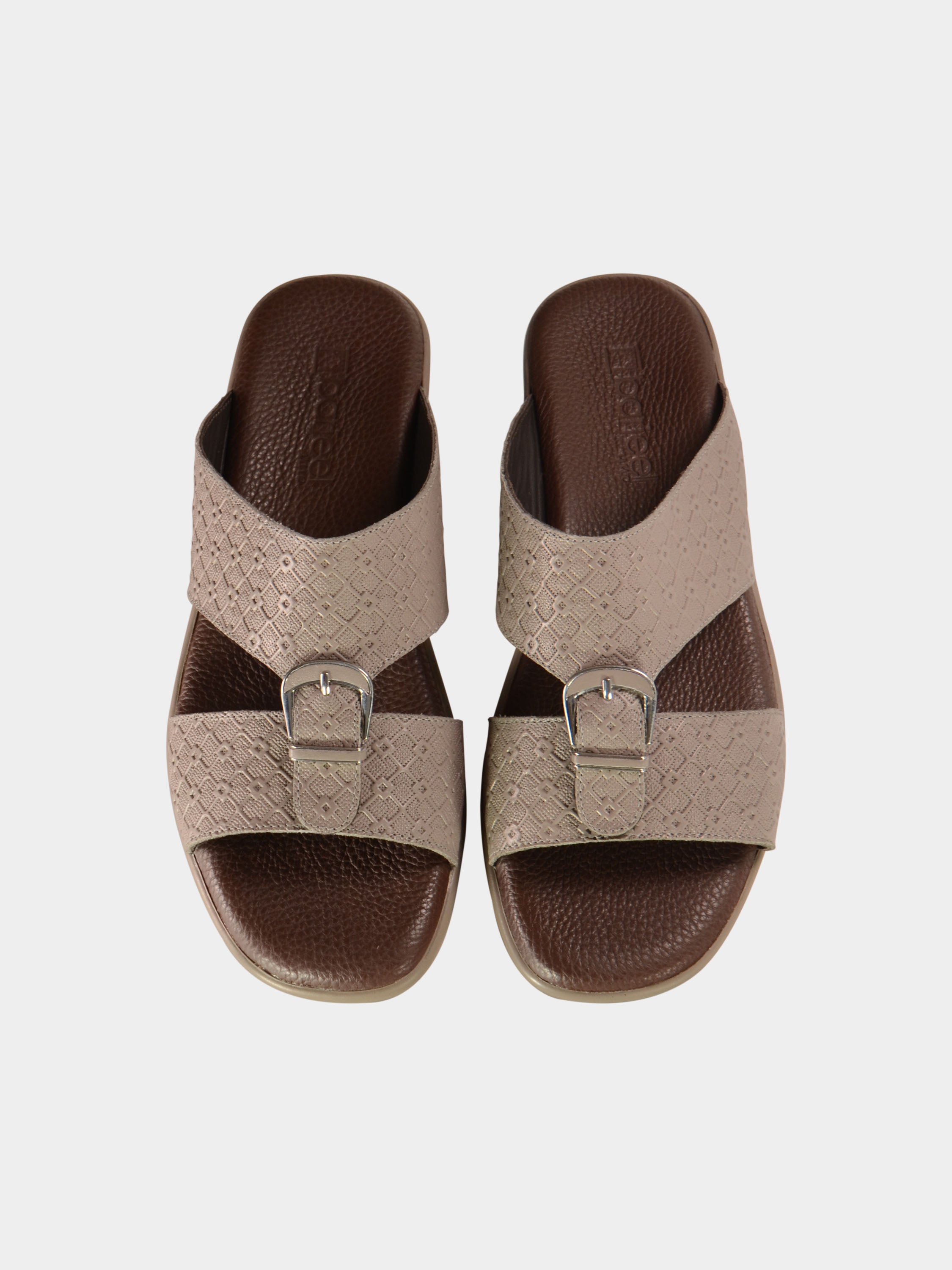 Barjeel Uno BGT-14 Men's Arabic Sandals #color_Gray