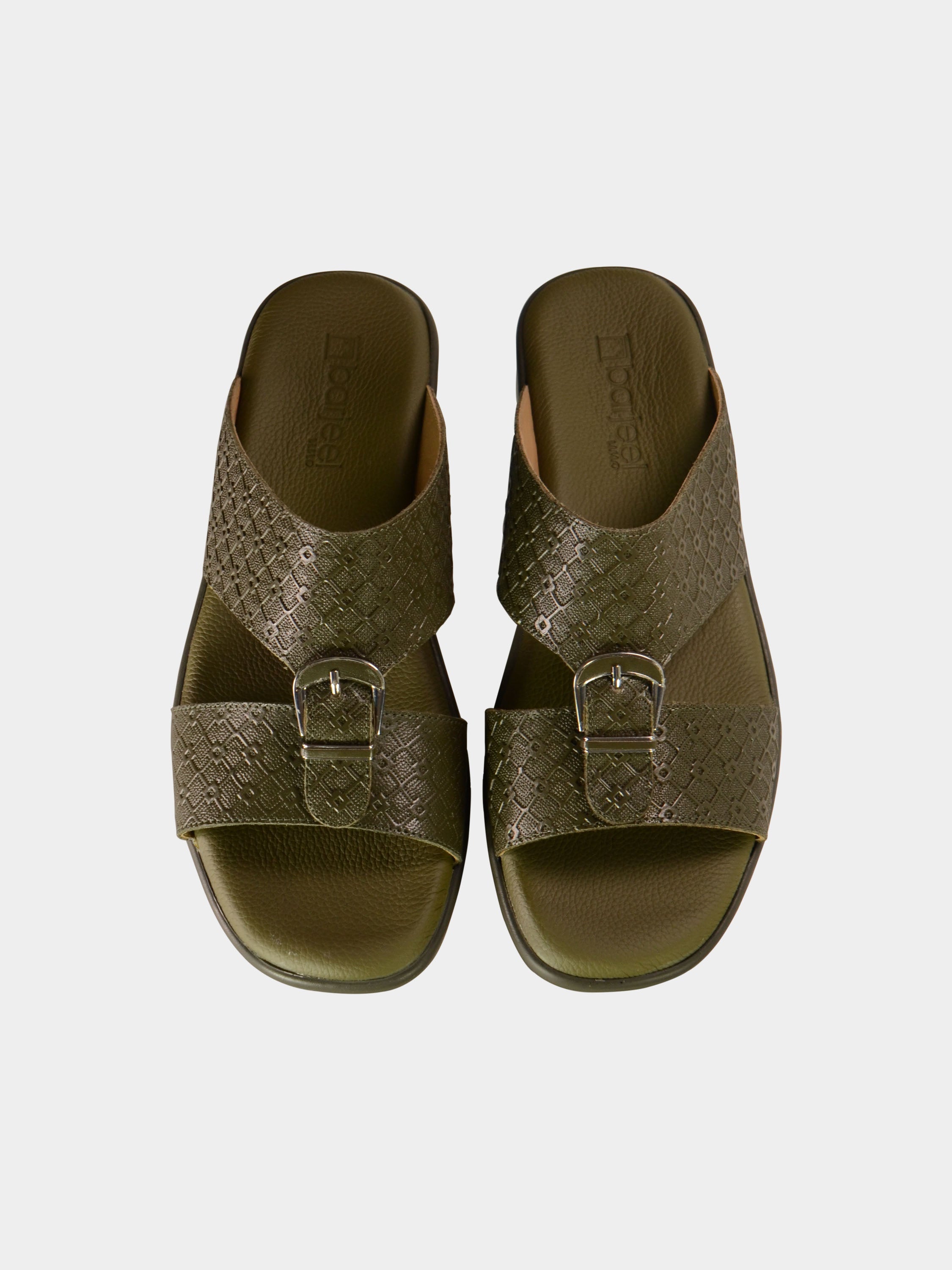 Barjeel Uno BGT-14 Men's Arabic Sandals #color_Green
