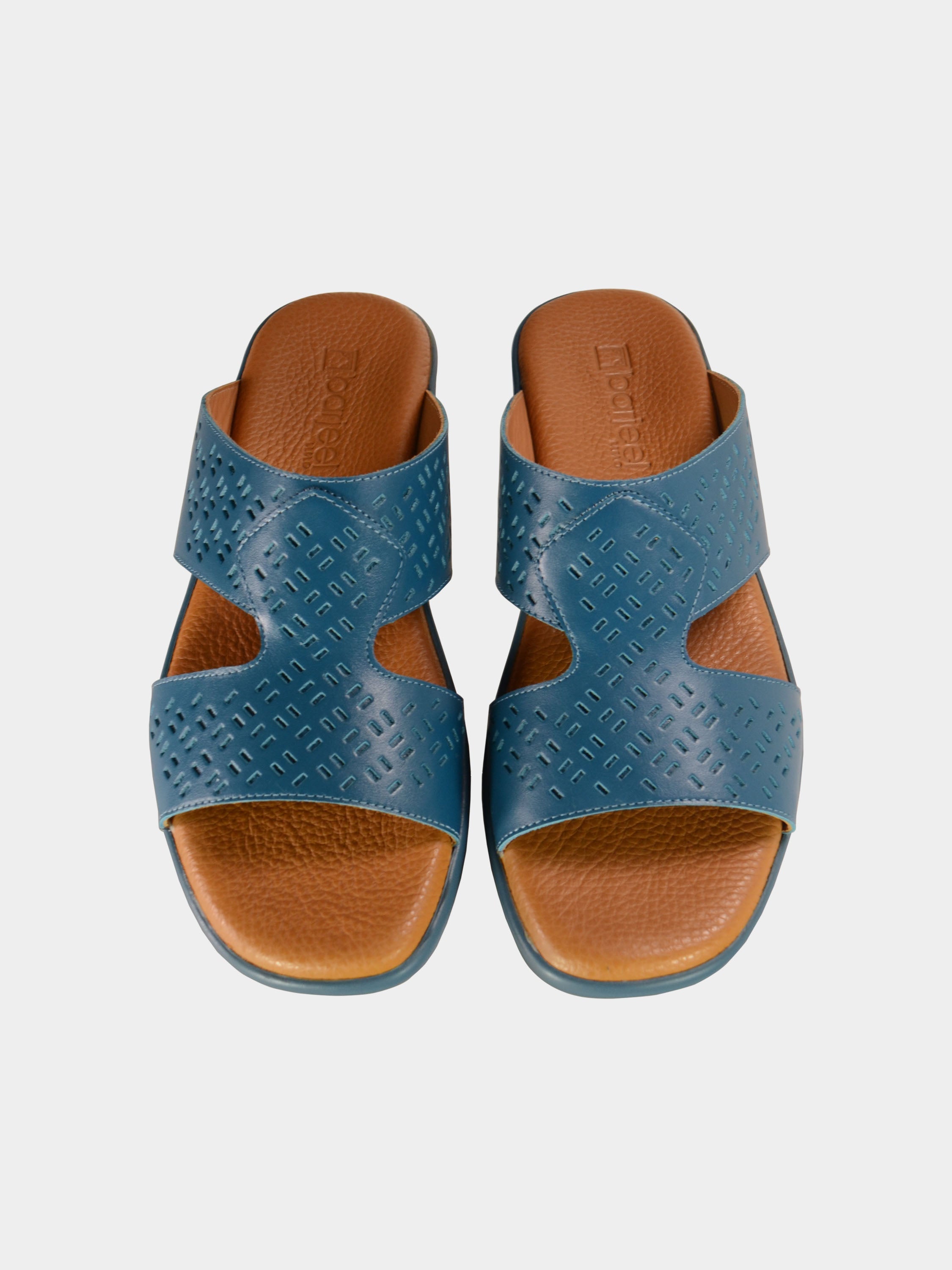 Barjeel Uno BGT-06 Men's Arabic Sandals #color_Blue