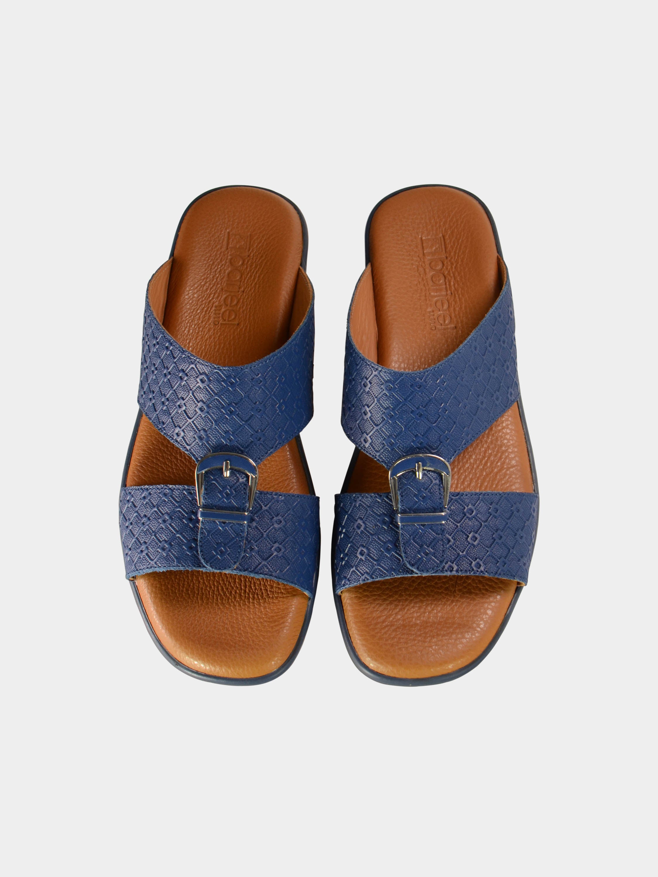 Barjeel Uno BGT-14 Men's Arabic Sandals #color_Navy