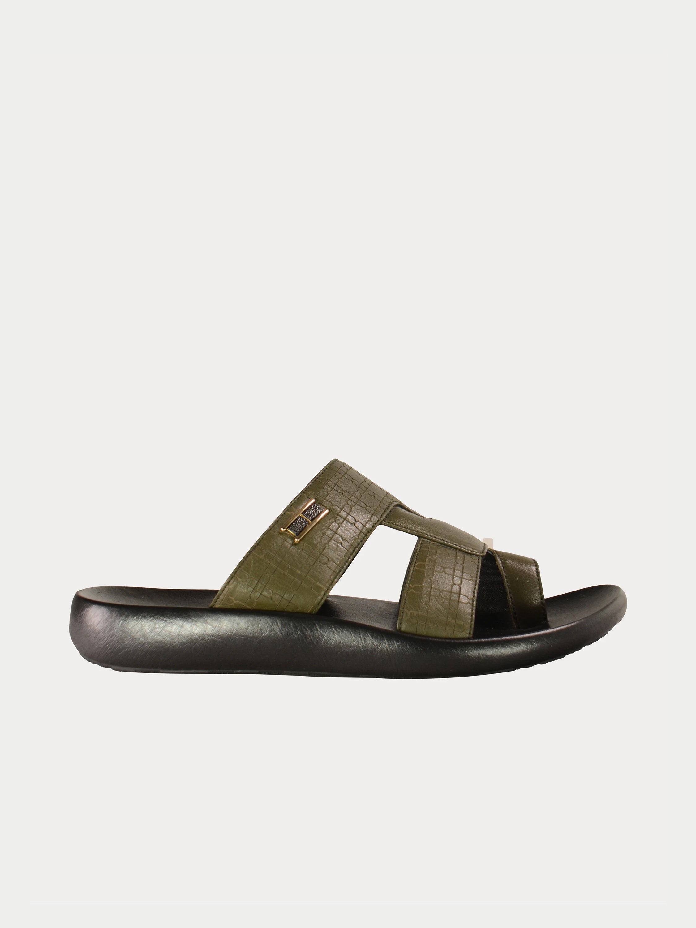 Barjeel Uno 0192610 Square Key Arabic Sandals #color_Green