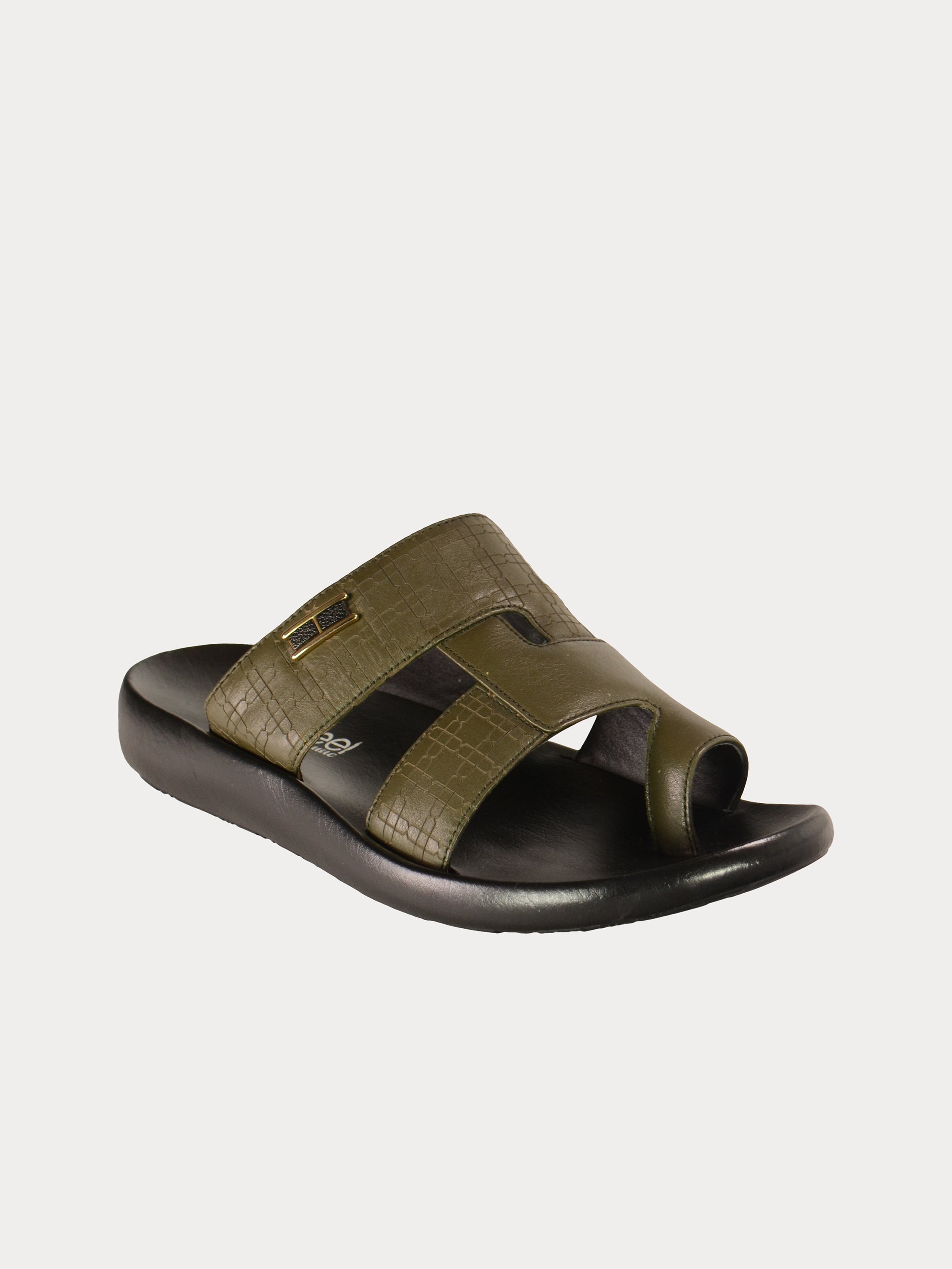 Barjeel Uno 0192610 Square Key Arabic Sandals #color_Green