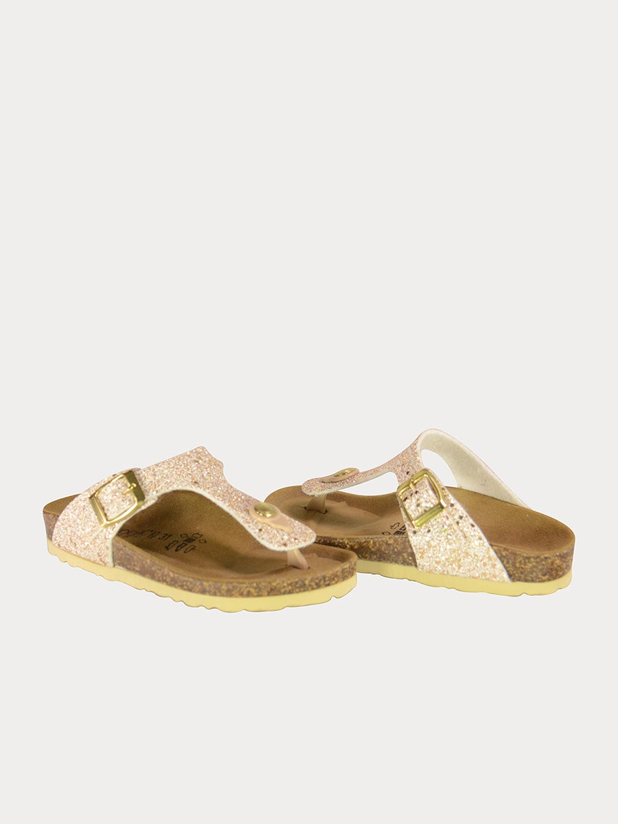 Biochic Girls Flat Sandals #color_Gold