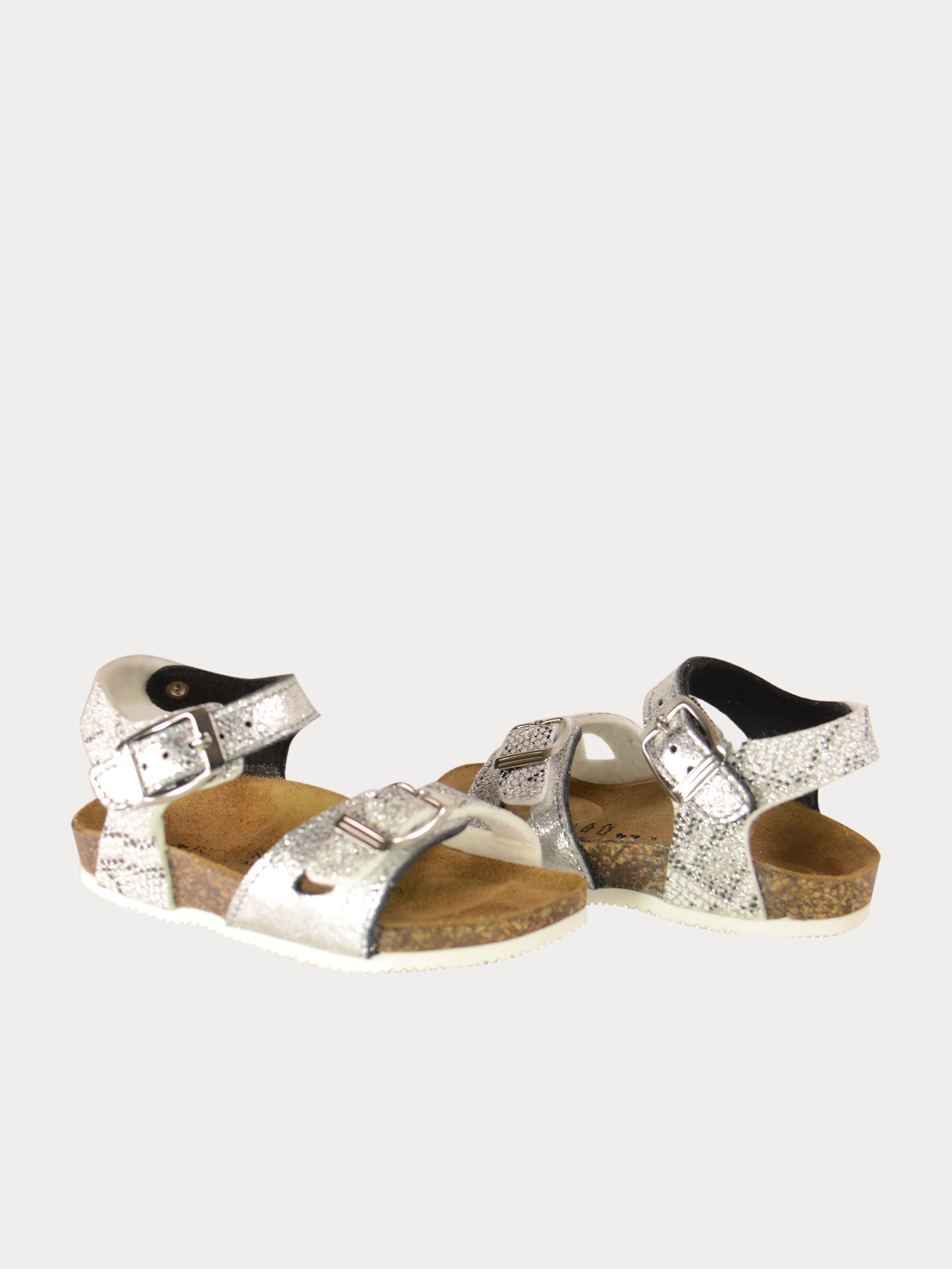 Biochic Girls Honeycomb Back Strap Sandals #color_Gray