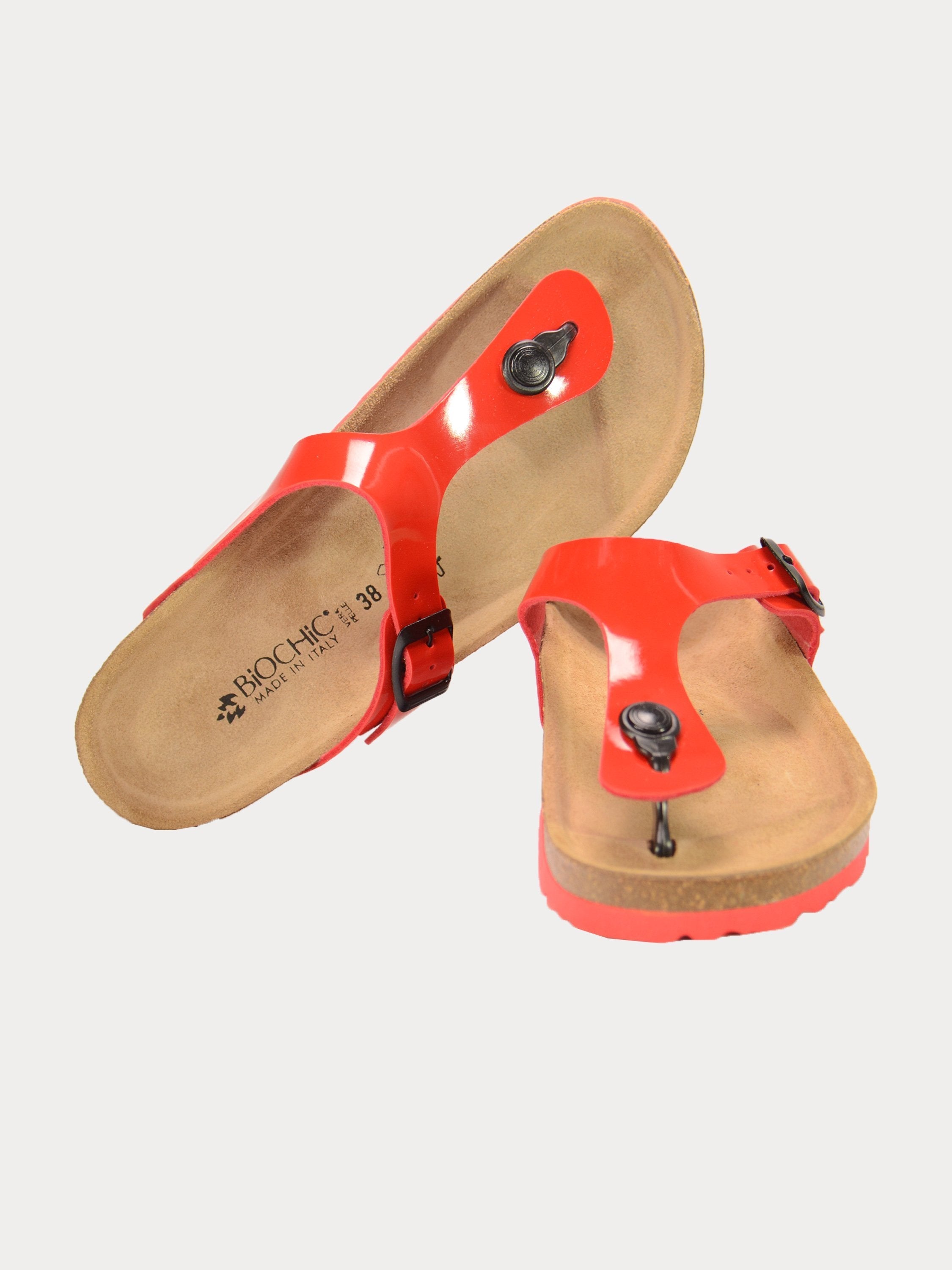 Biochic Women's Sliders #color_Red