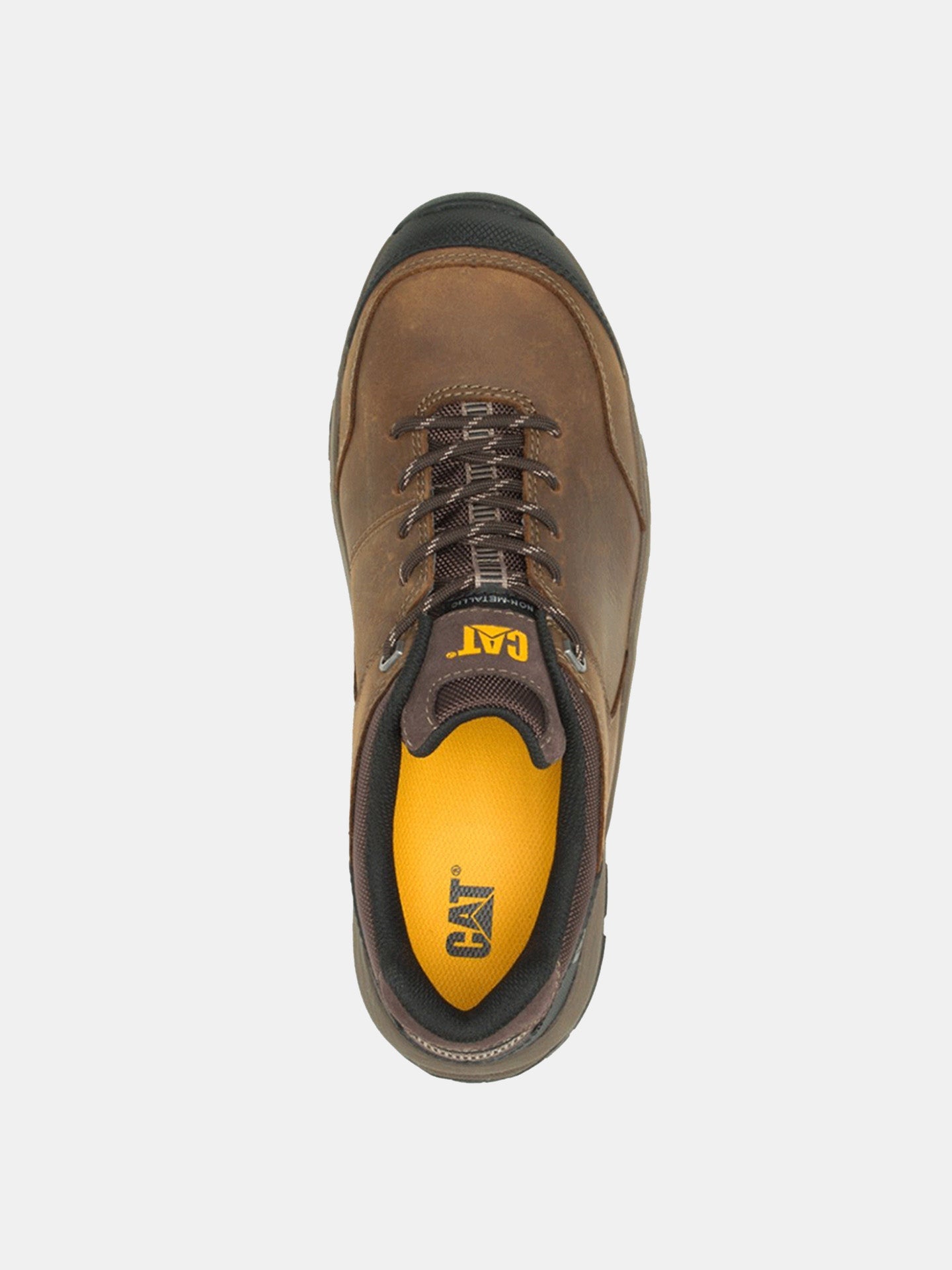 Caterpillar Men's Streamline 2.0 Leather Composite Toe Work Shoe #color_Brown