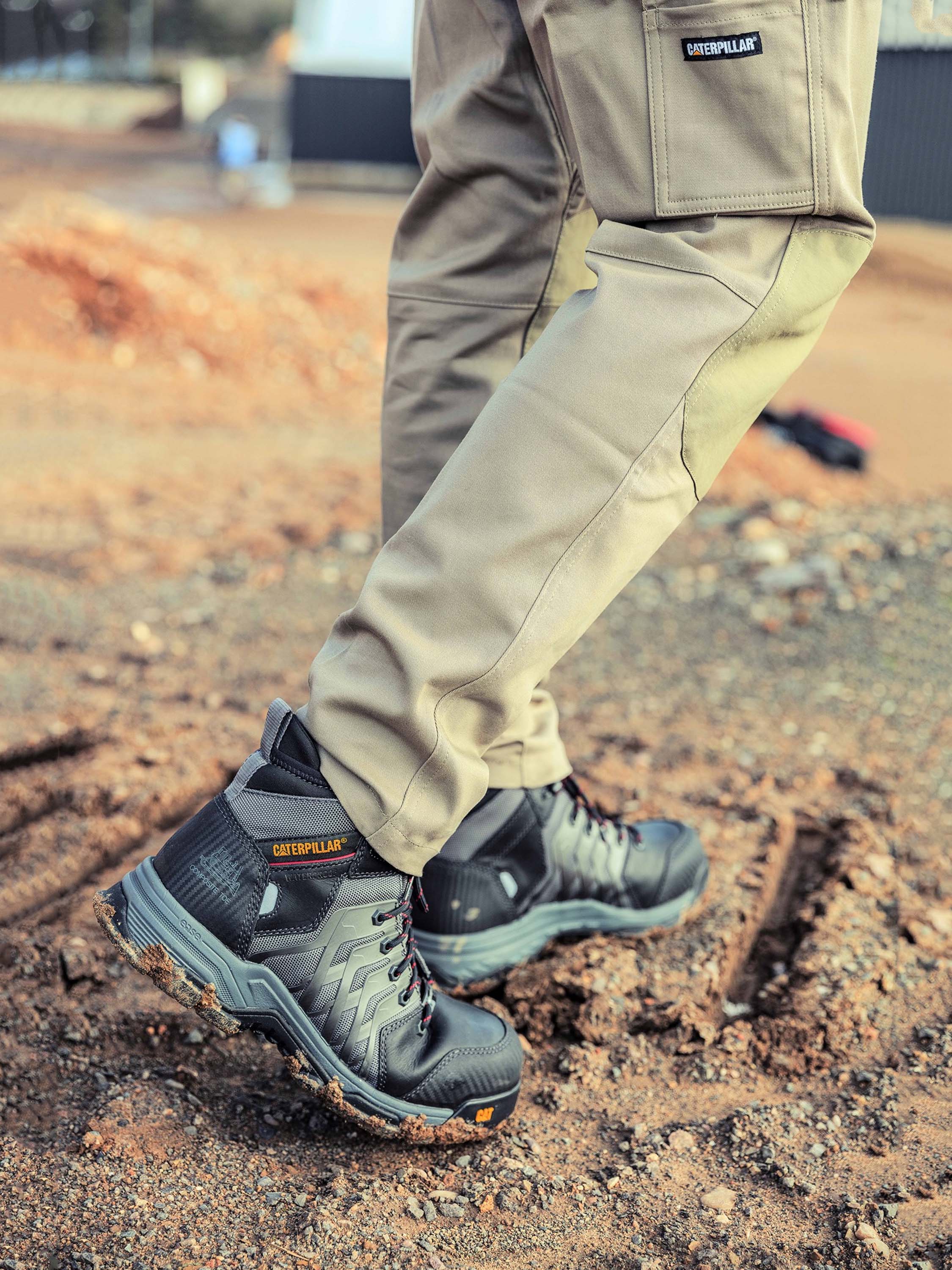 Caterpillar Induction 6" Composite Toe Hiker Boots #color_Blue