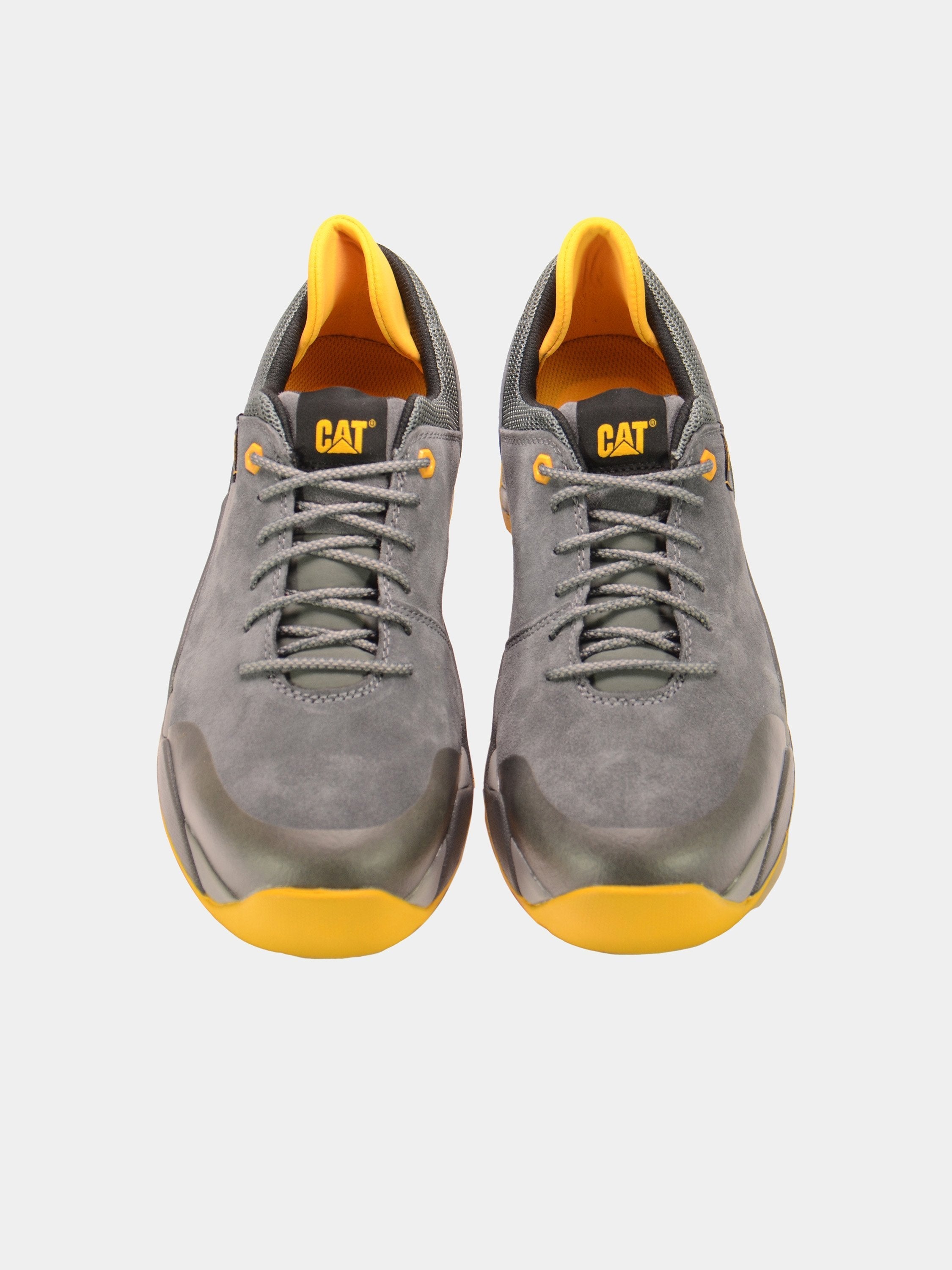 Caterpillar Men's Sprint Suede Alloy Toe Work Shoe #color_Gray