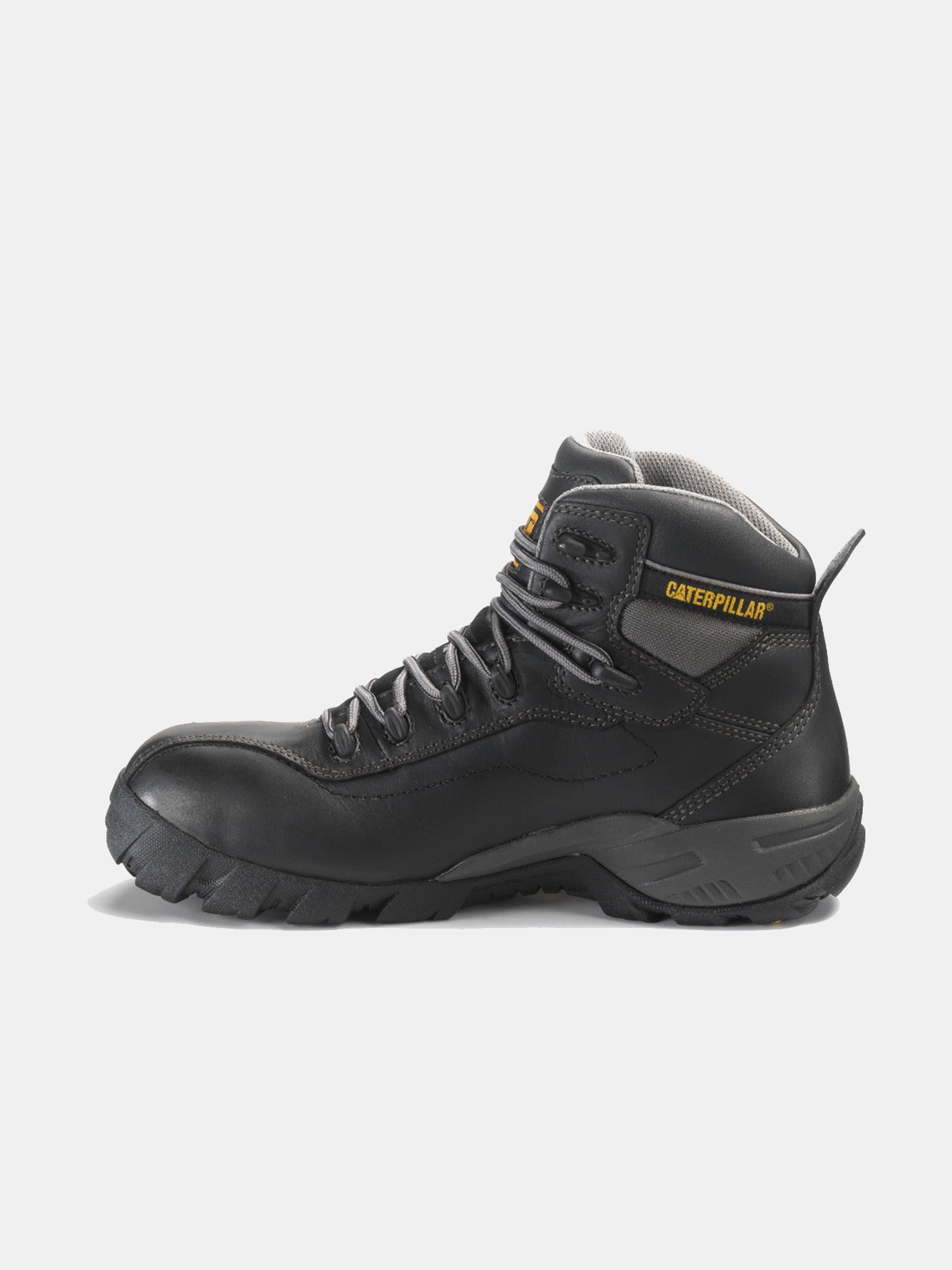 Caterpillar Men's Nitrogen Composite-Toe Work Boots #color_Black