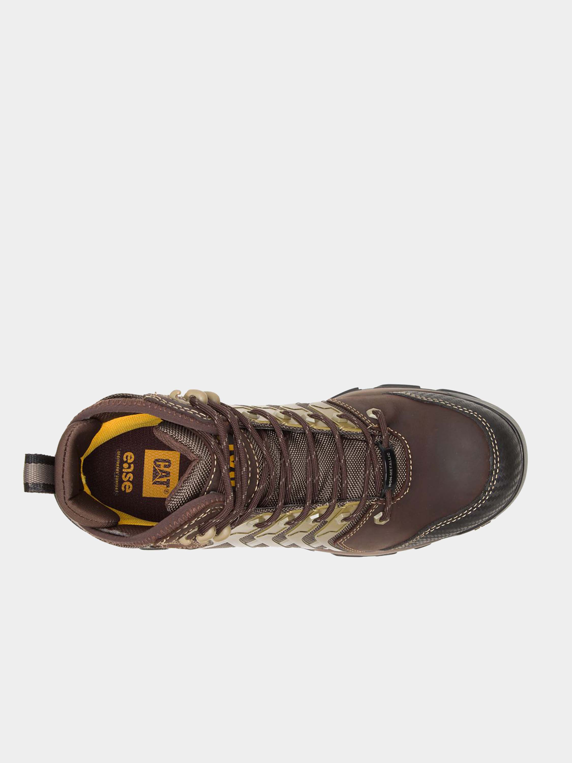 Caterpillar Induction 6" Composite Toe Hiker Boots #color_Brown