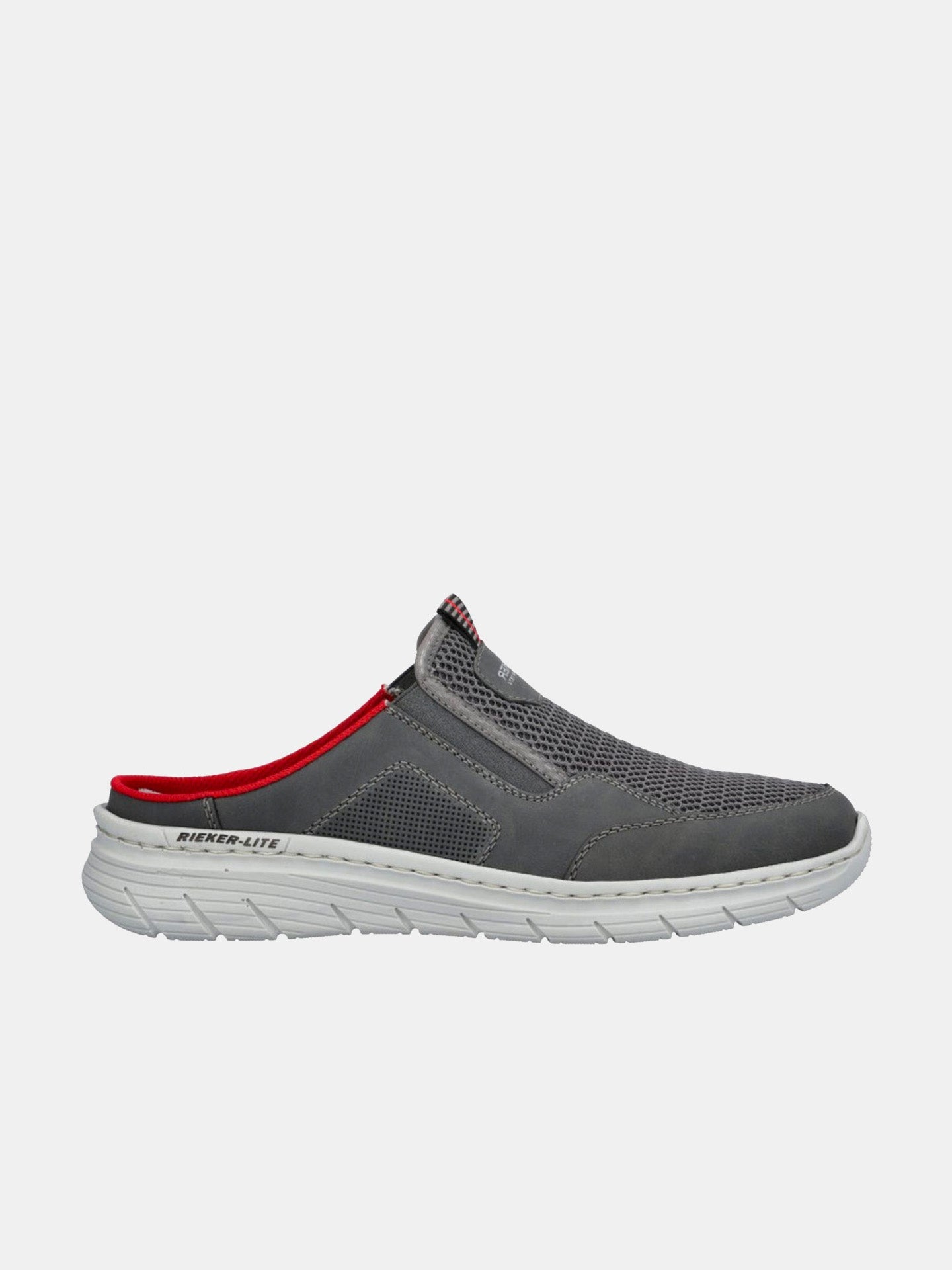 Rieker 13195 Men's Mules #color_Gray