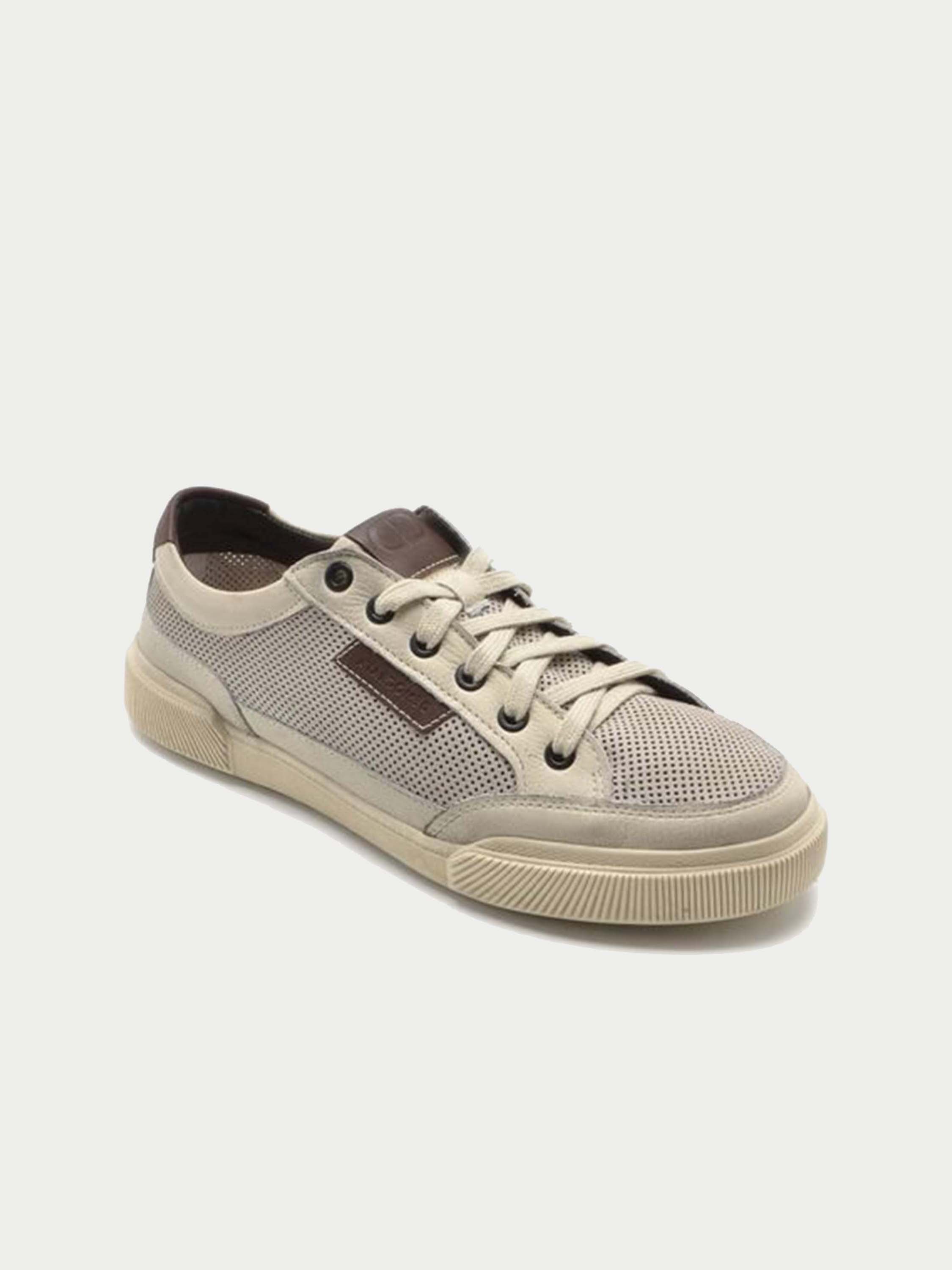 Democrata Cooper Denim Men's Lace Up Shoes #color_Gray