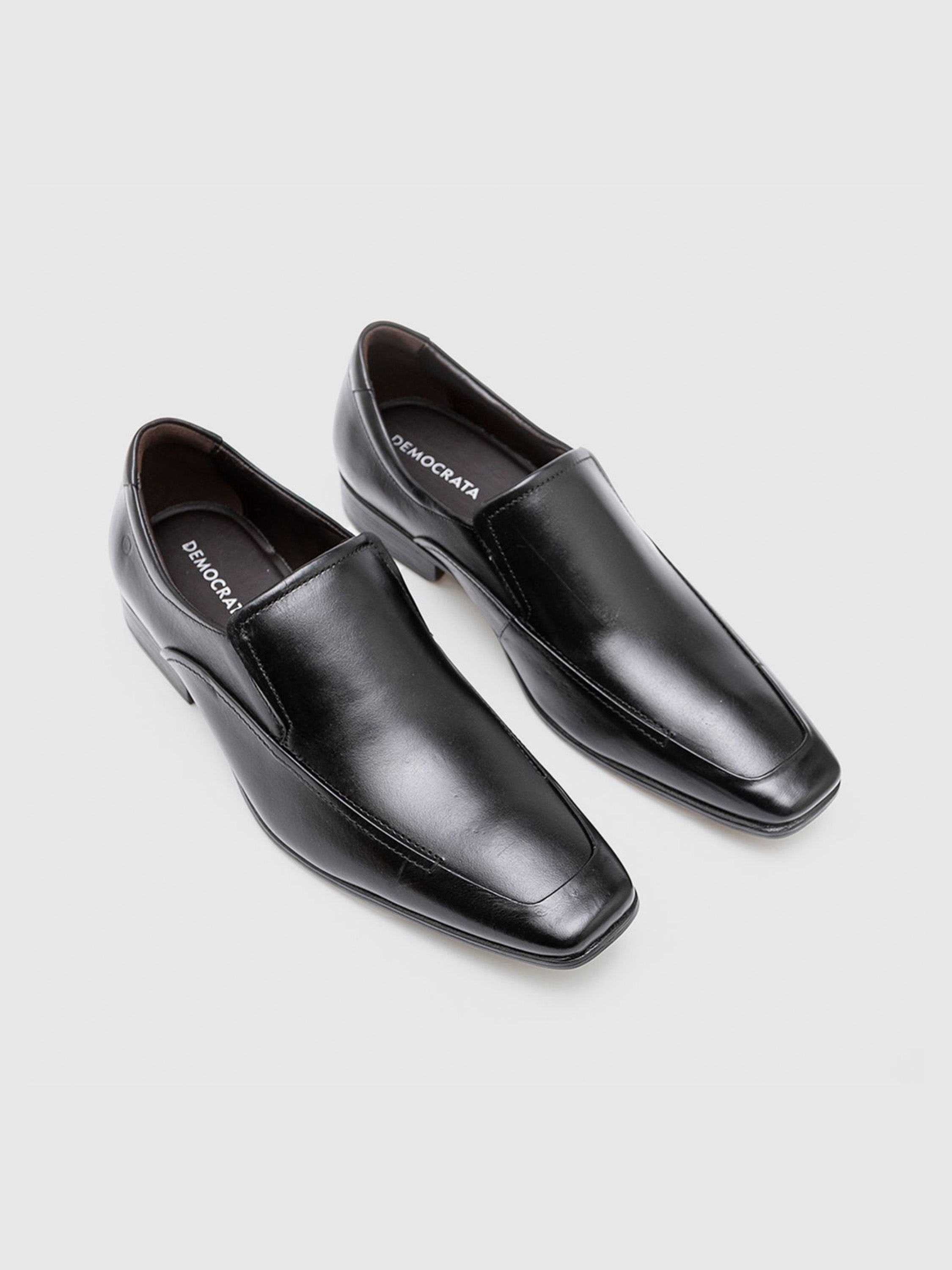 Democrata Men's Metropolitan Aspen Black Shoe #color_Black