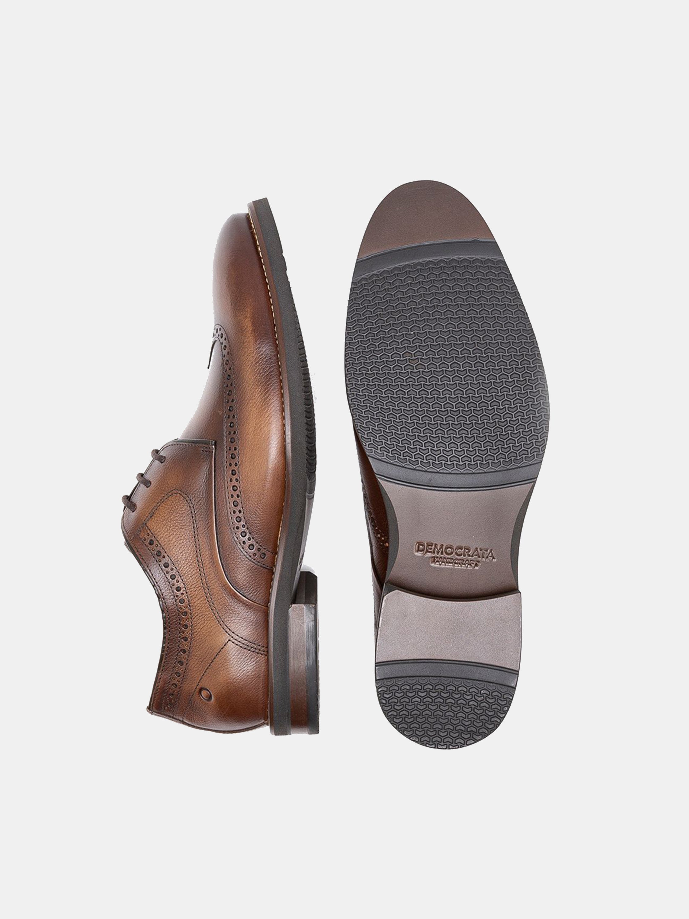 Democrata Men's Metropolitan Roy Light Formal Shoes #color_Brown