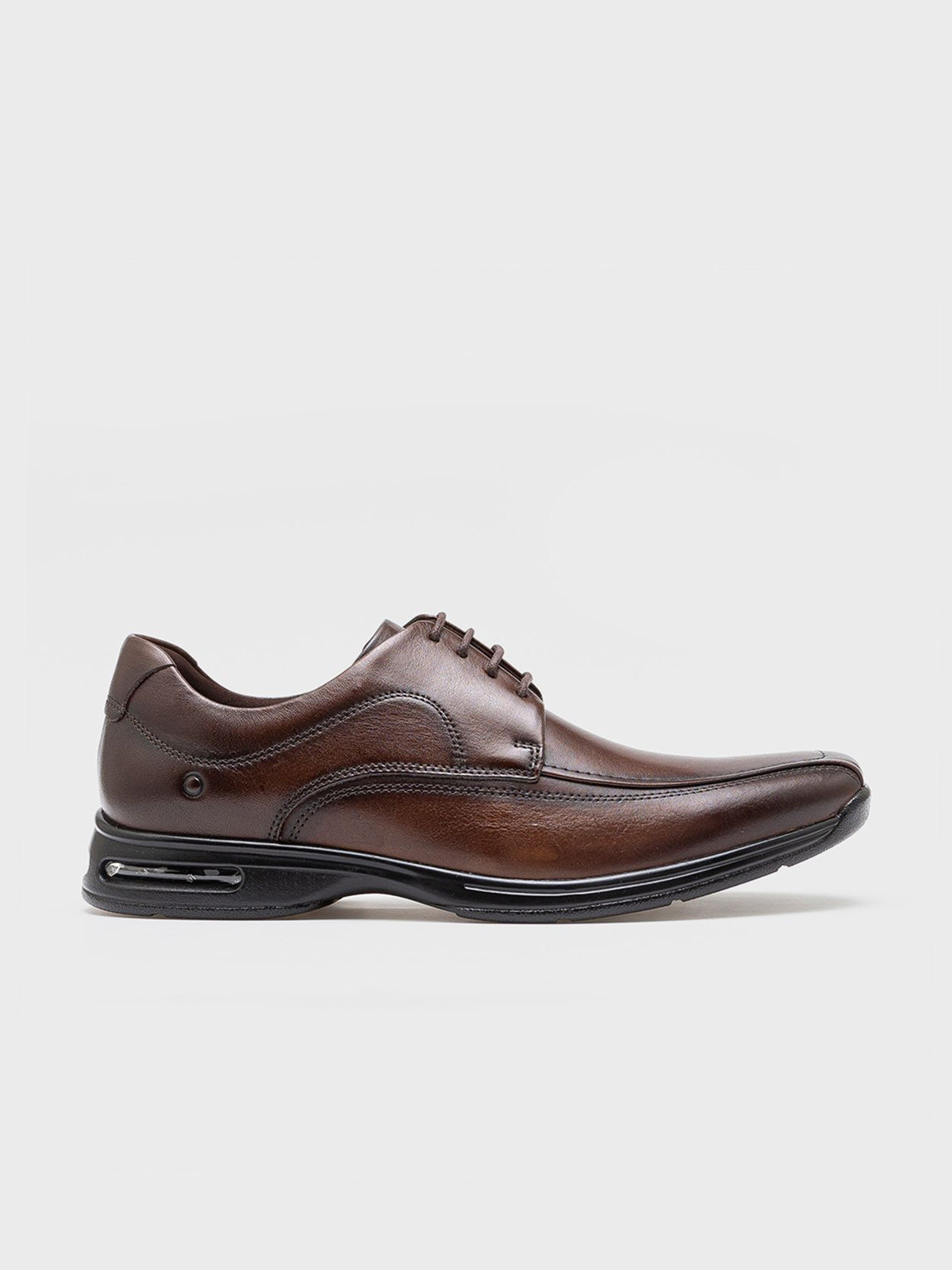Democrata Men's Smart Comfort Air Spot Shoes #color_Brown