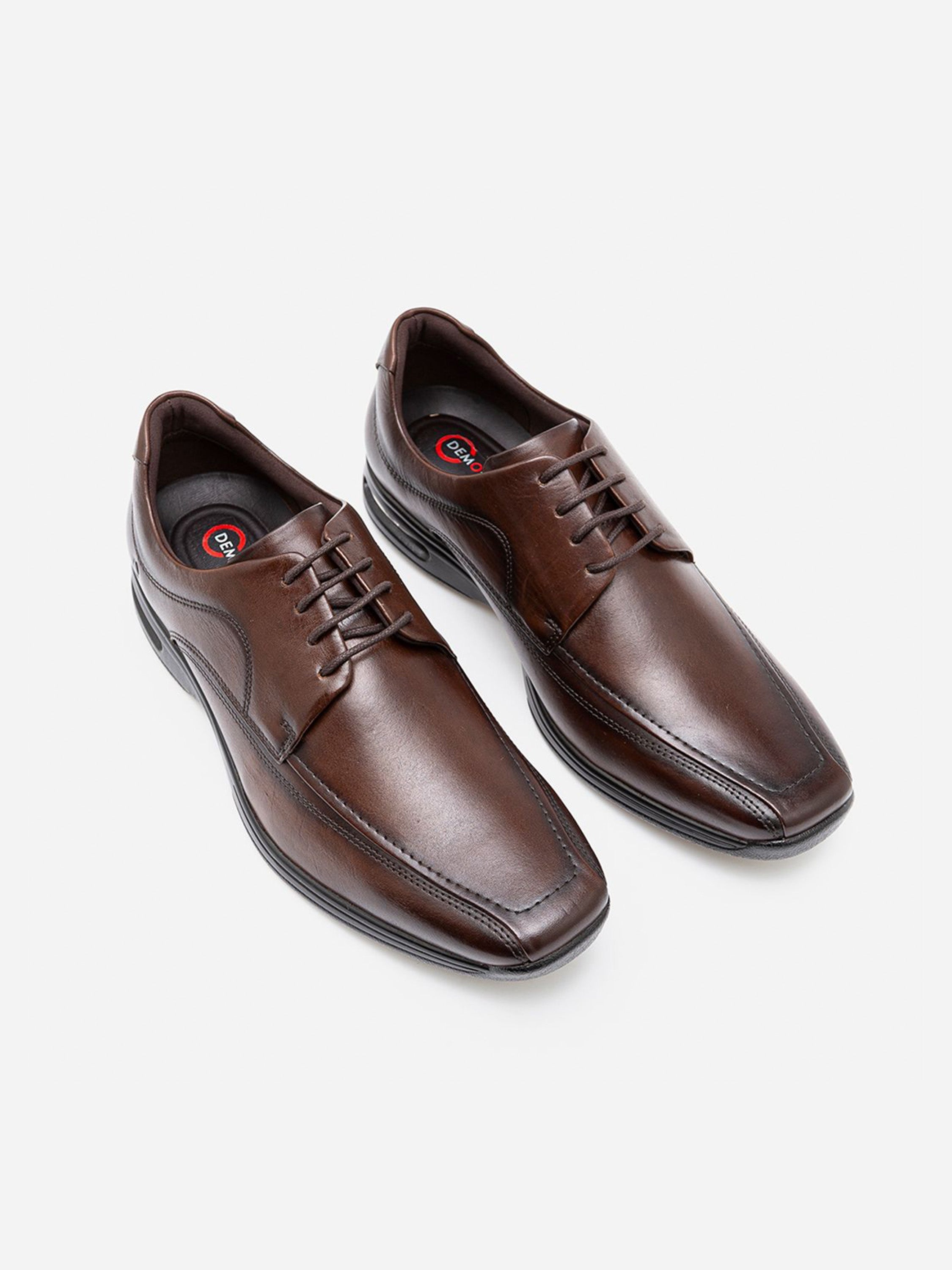 Democrata Men's Smart Comfort Air Spot Shoes #color_Brown