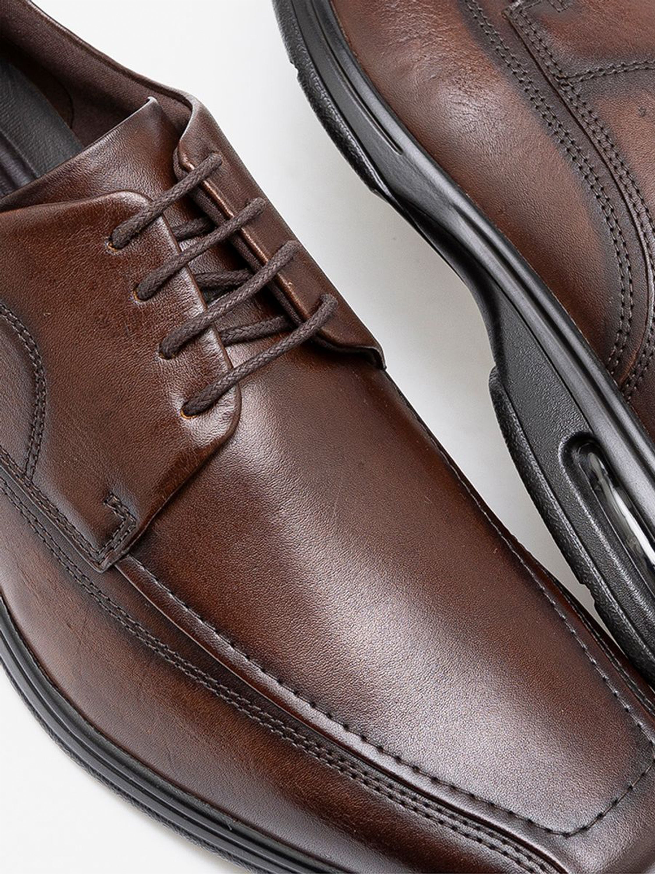 Democrata Men's Smart Comfort Air Spot Shoes #color_Brown
