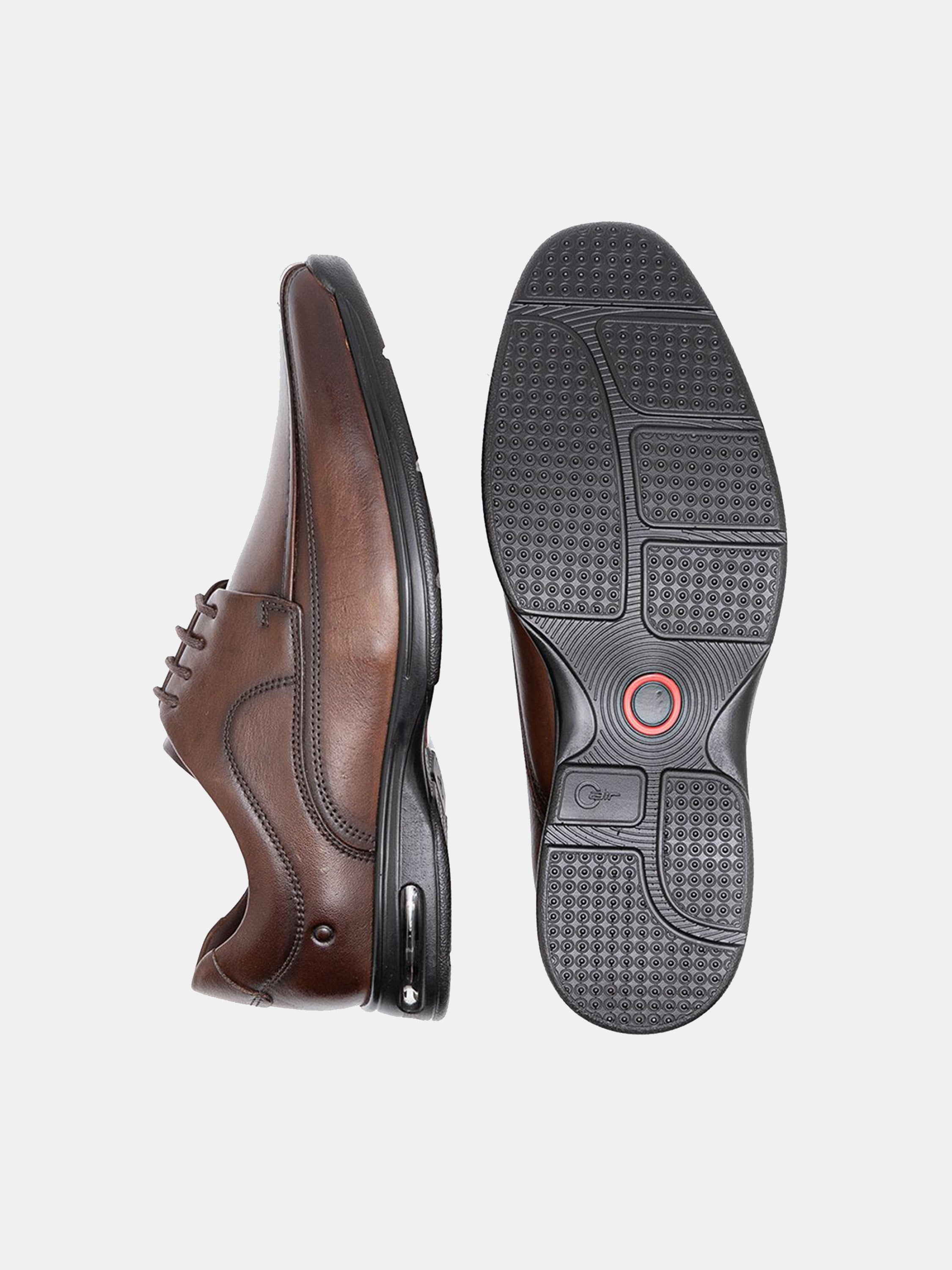 Democrata Men's Smart Comfort Air Spot Shoes #color_Brown