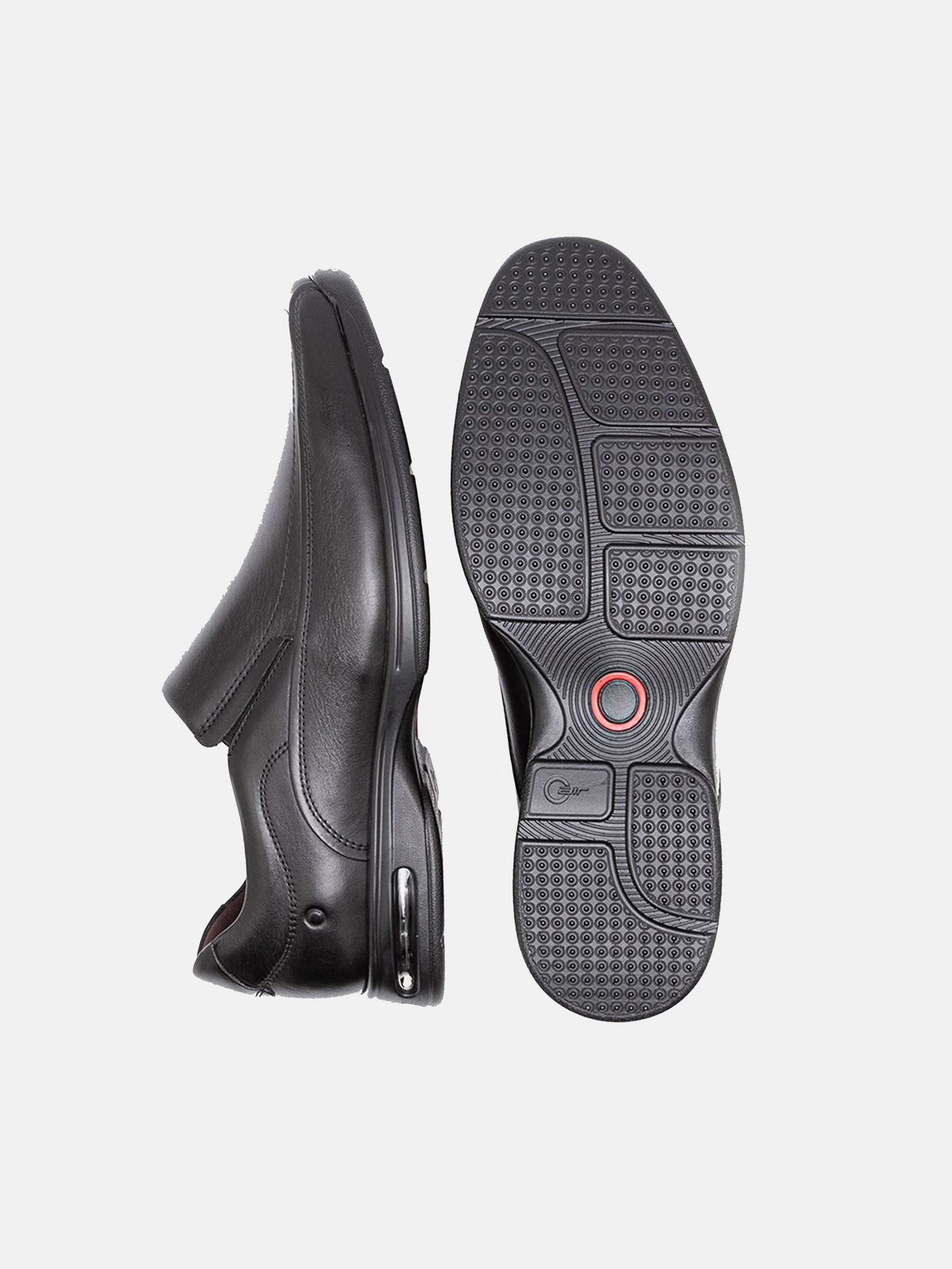 Democrata Men's Smart Comfort Air Spot Shoes #color_Black