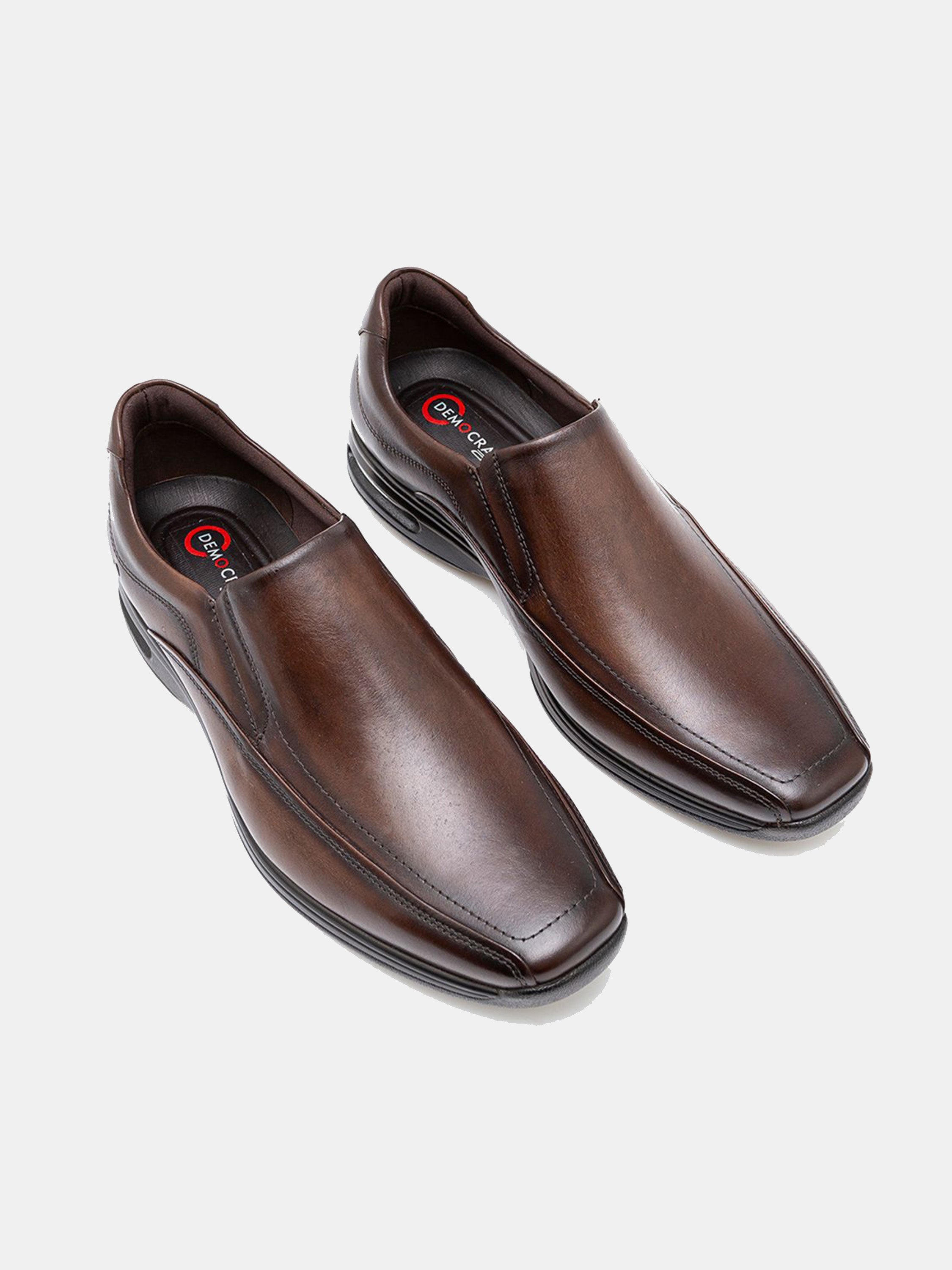 Democrata Men's Smart Comfort Air Spot Shoes #color_Brown