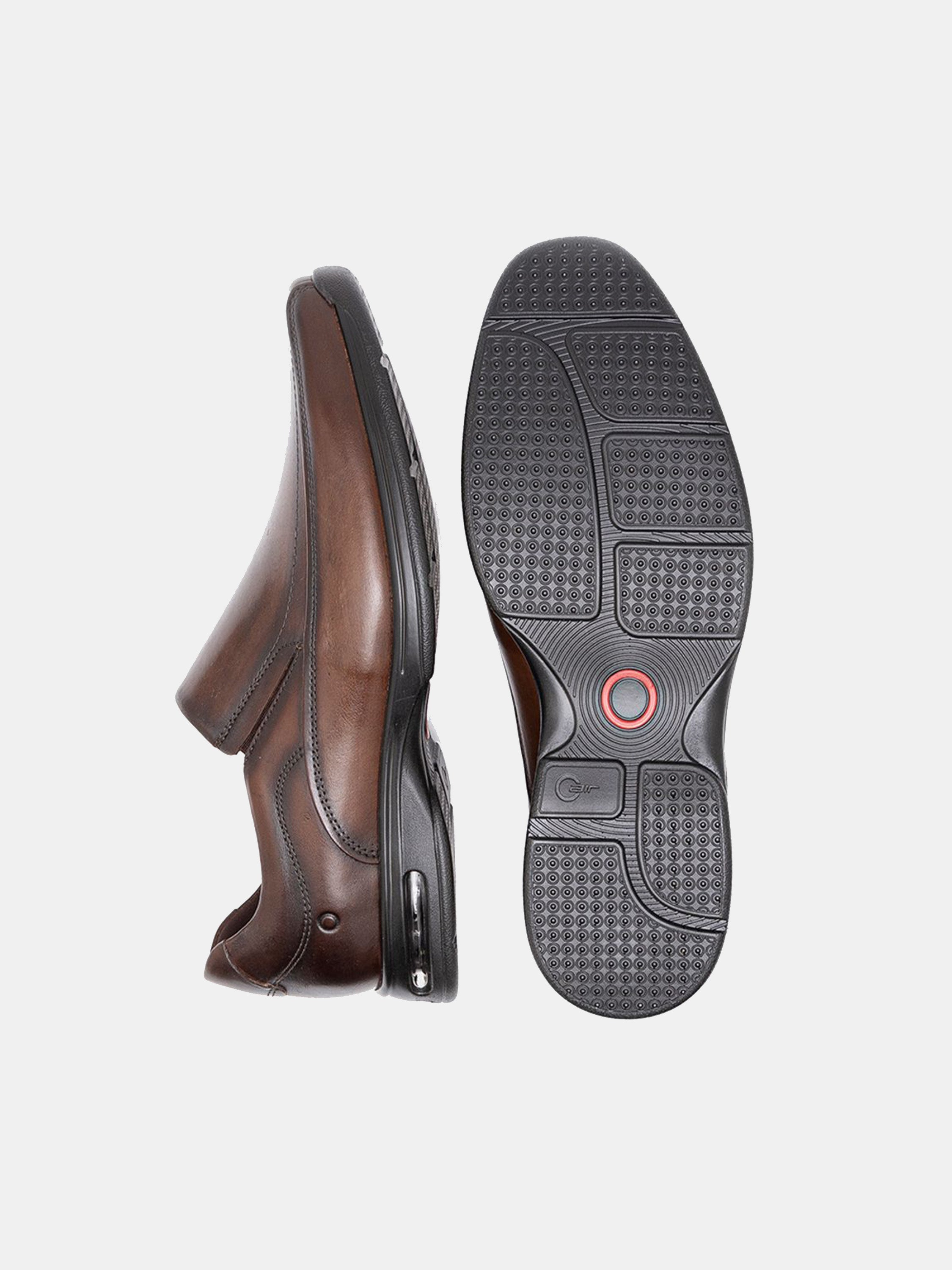 Democrata Men's Smart Comfort Air Spot Shoes #color_Brown