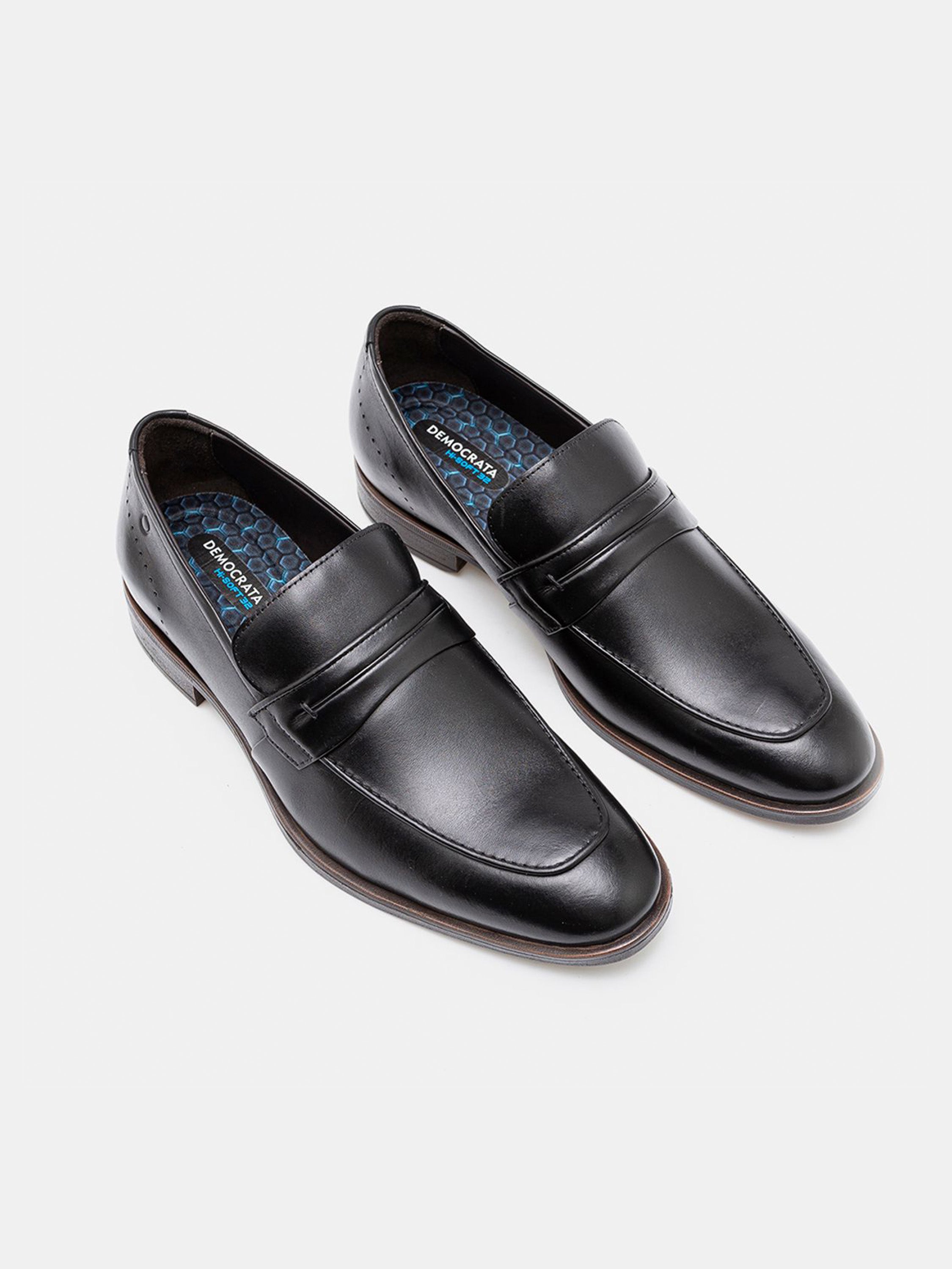 Democrata Men's Smart Comfort Madison Hi-soft 32 Formal Shoes #color_Black