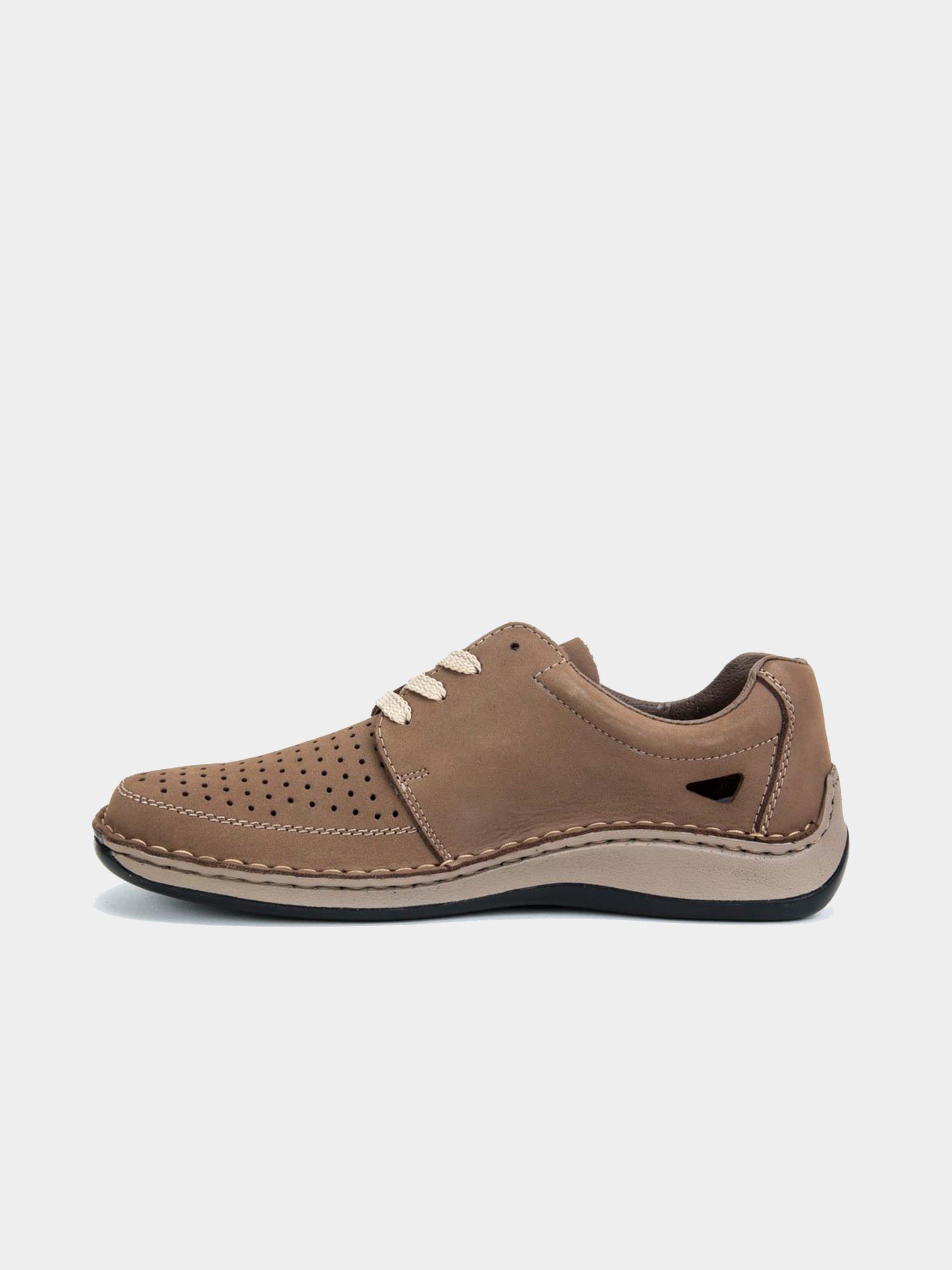 Rieker 05237 Men's Casual Lace Up Shoes #color_Brown