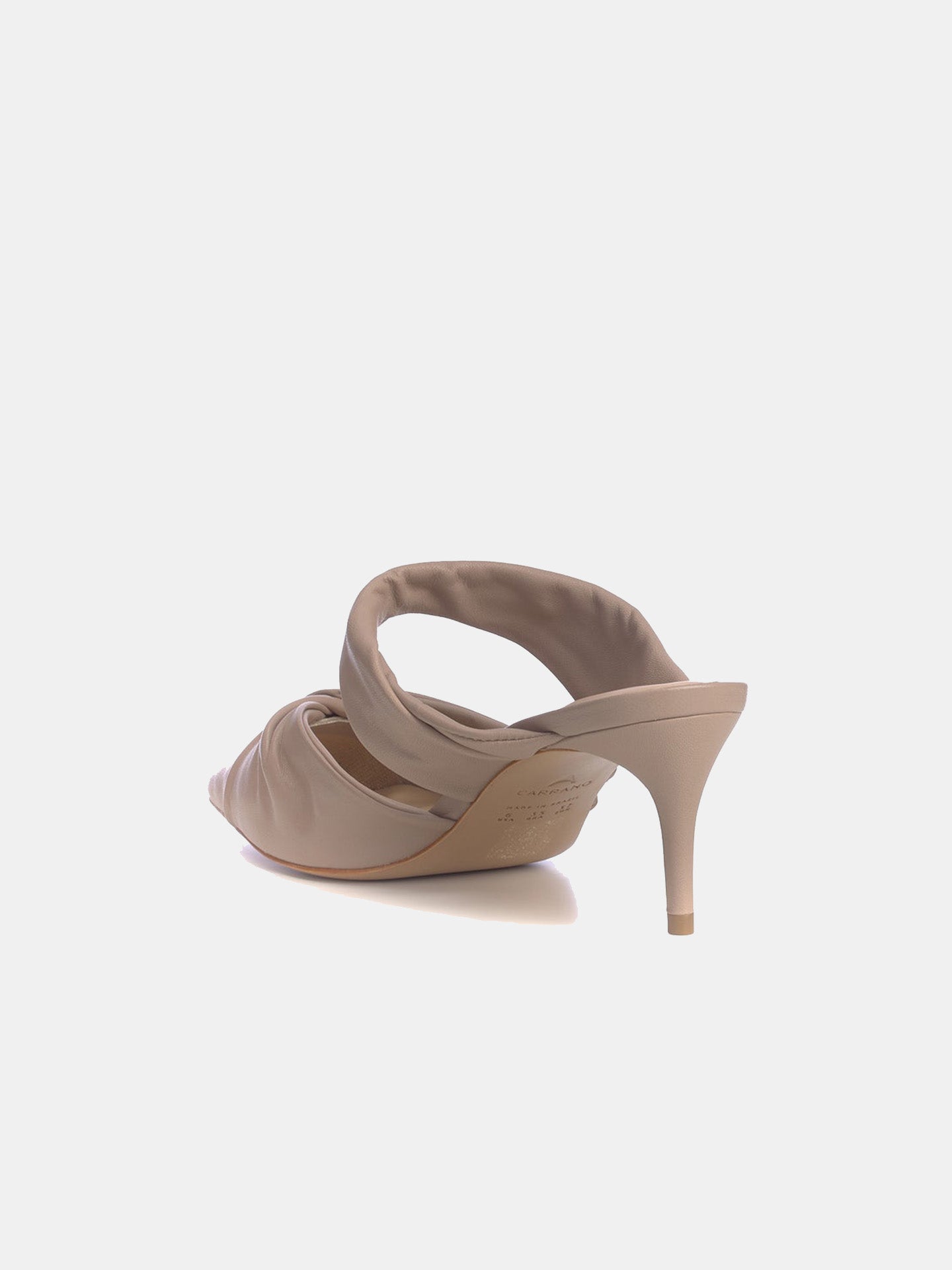 Carrano Women's 439001 Mestico Heeled Sandals #color_Beige