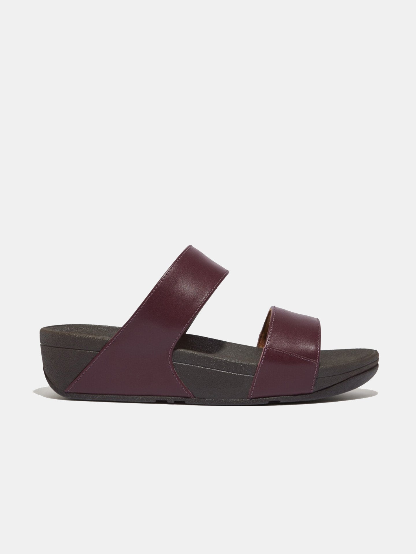 Fitflop Women's Lulu Leather Slides #color_Purple