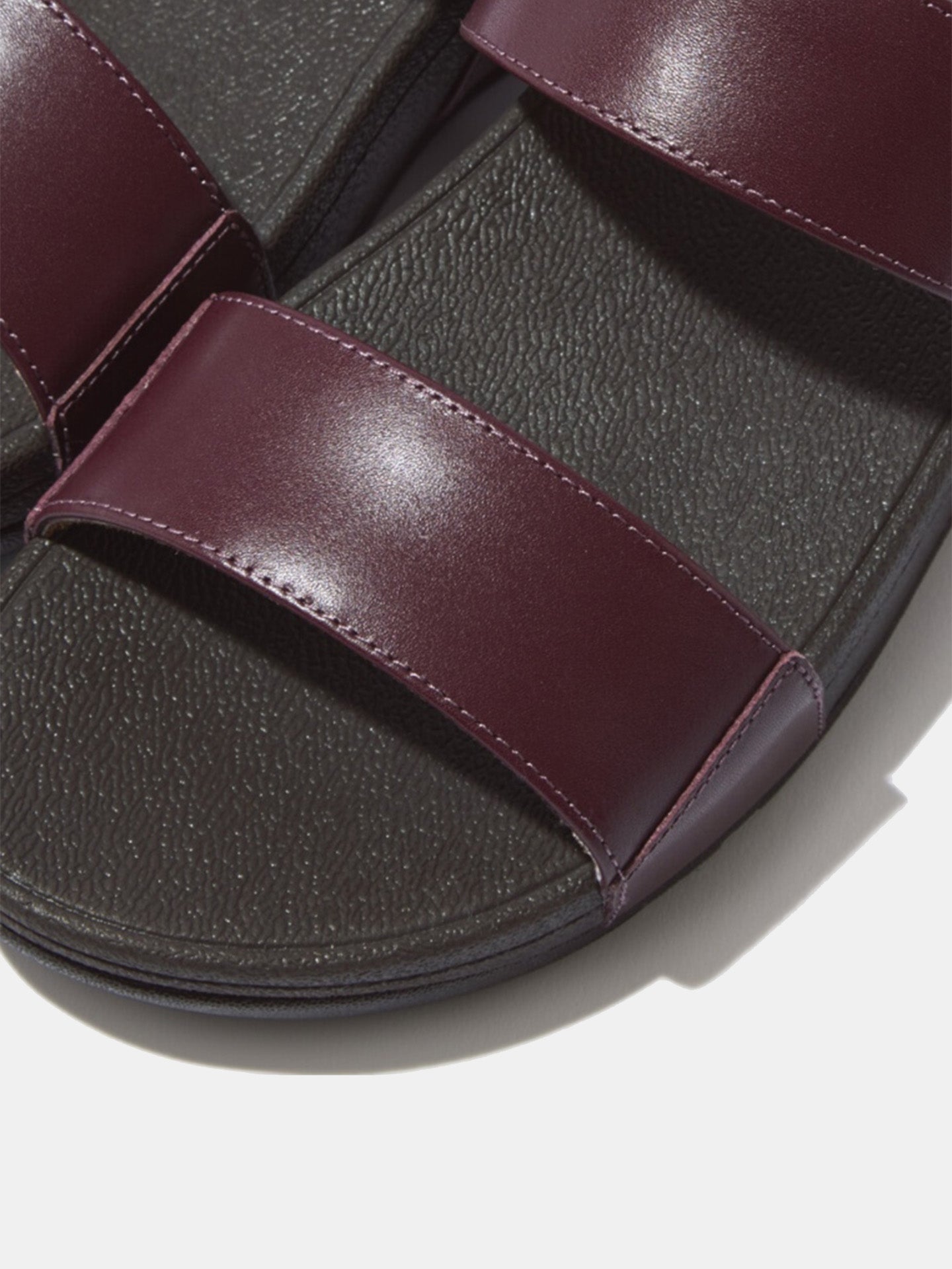 Fitflop Women's Lulu Leather Slides #color_Purple