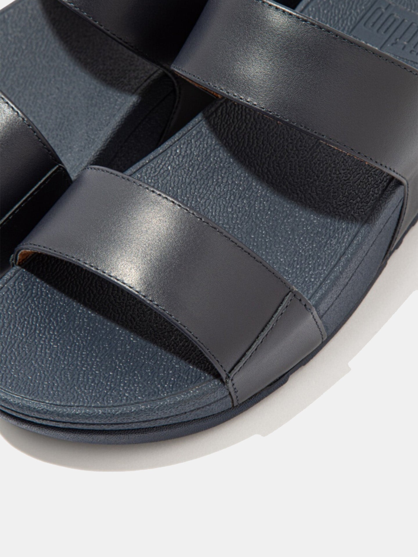 Fitflop Women's Lulu Leather Slides #color_Navy