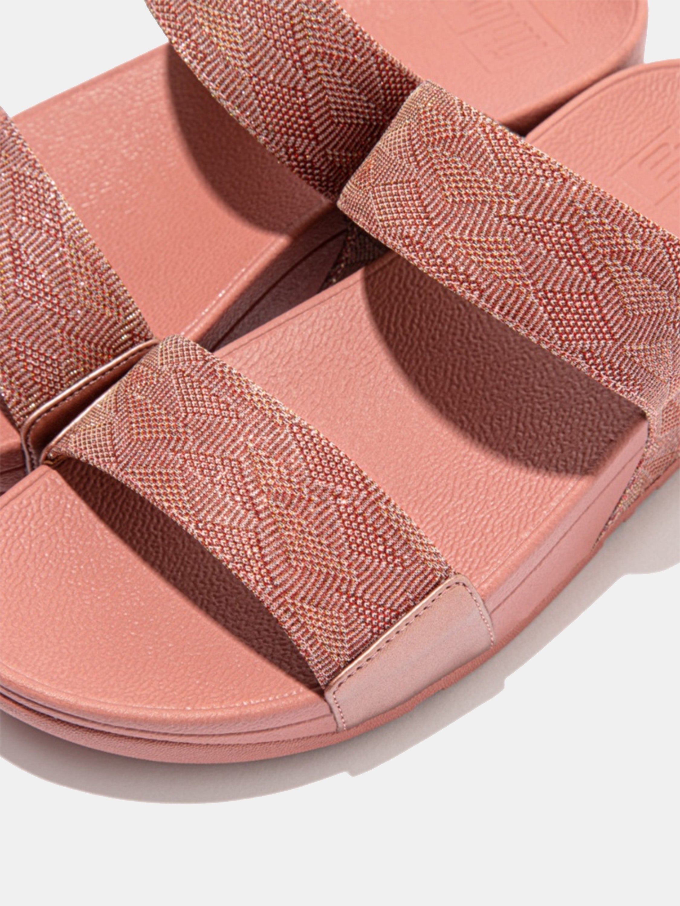 Fitflop Lulu Women's Glitz Slides #color_Pink