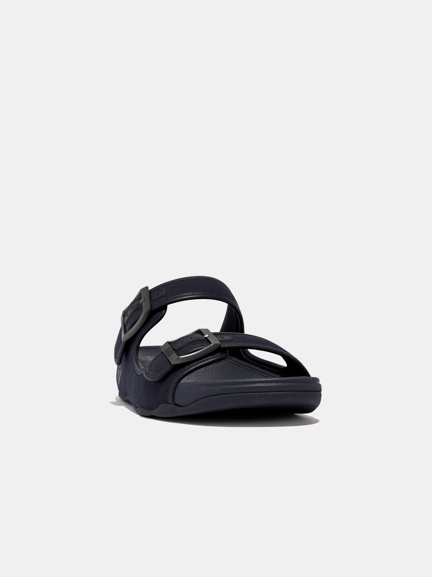 Fitflop Men's Gogh Moc Buckle Canvas Slides #color_Navy