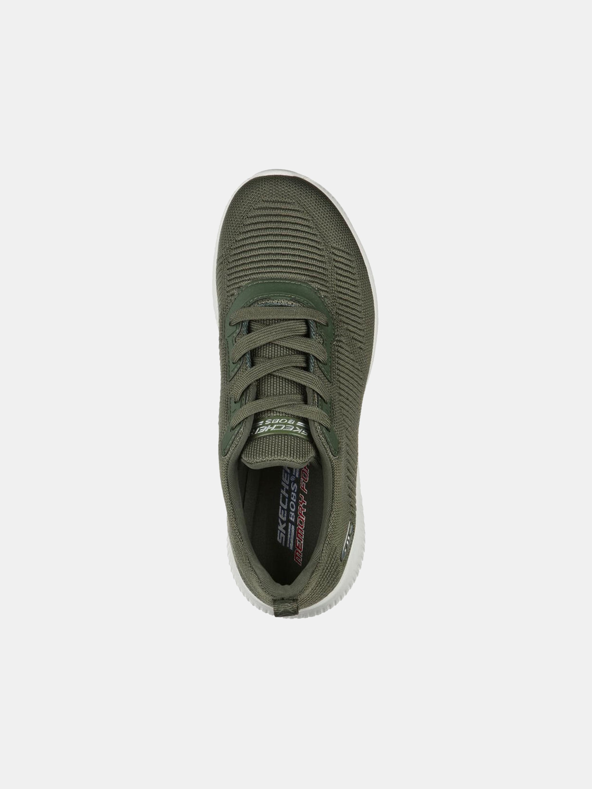 Skechers Women's BOBS Sport Squad - Ghost Star Trainers #color_Green