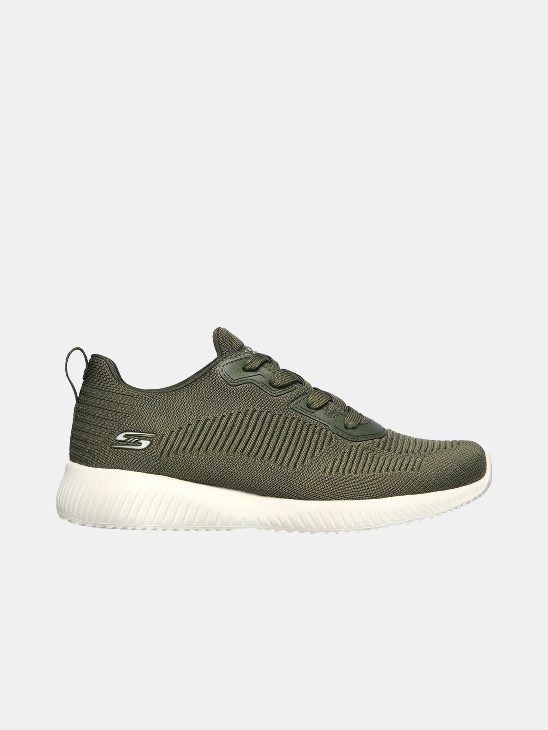 Skechers Women's BOBS Sport Squad - Ghost Star Trainers #color_Green