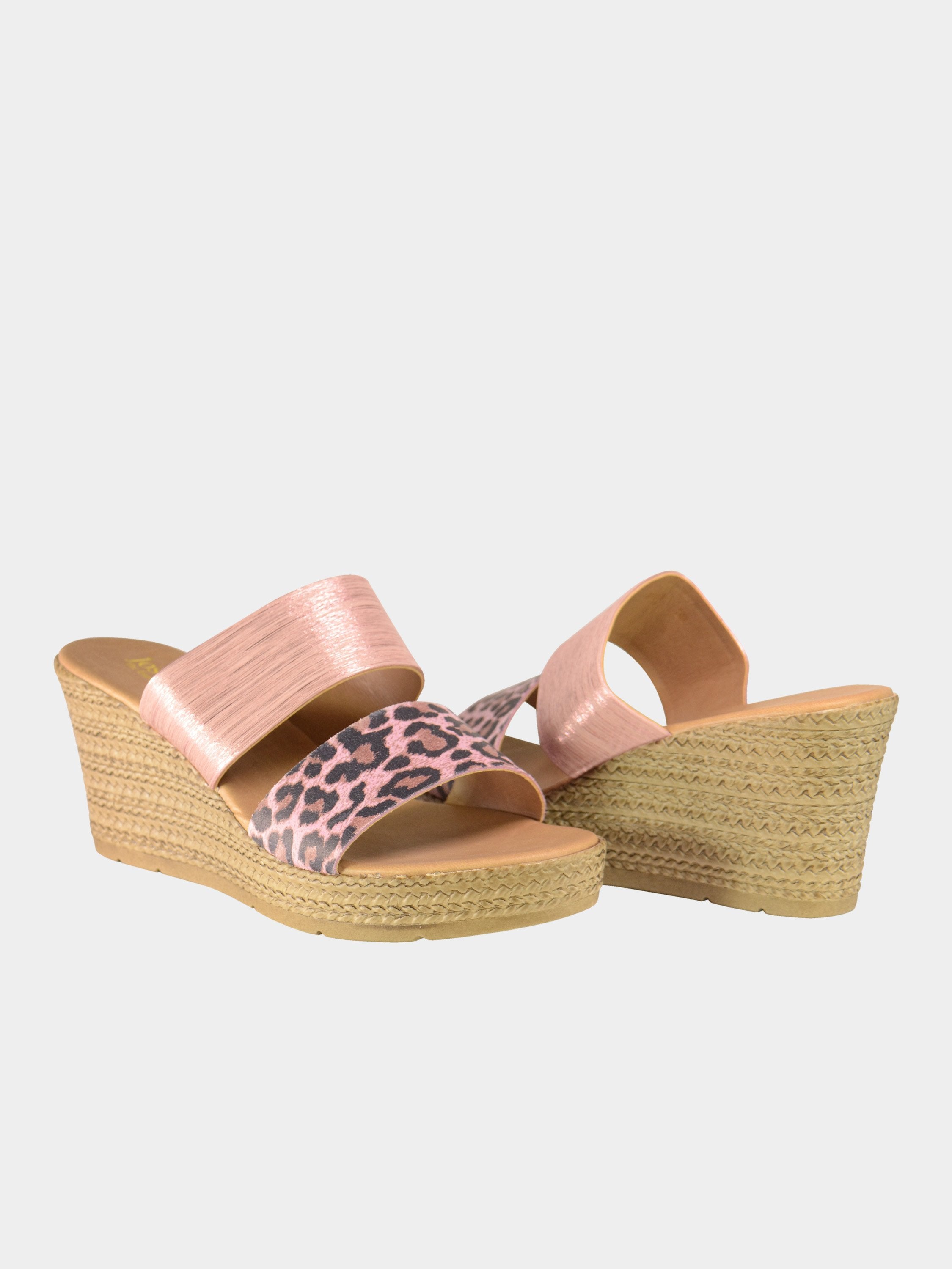 Josef Seibel Animal Print Espadrilles #color_Pink