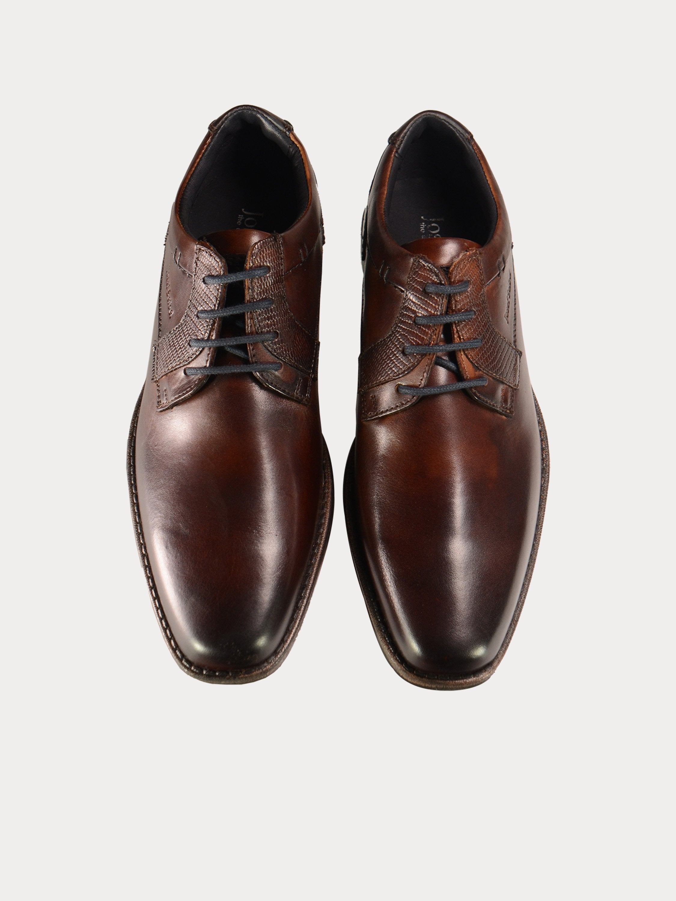 Josef Seibel 32821 Classic Brown Leather Shoes #color_Brown