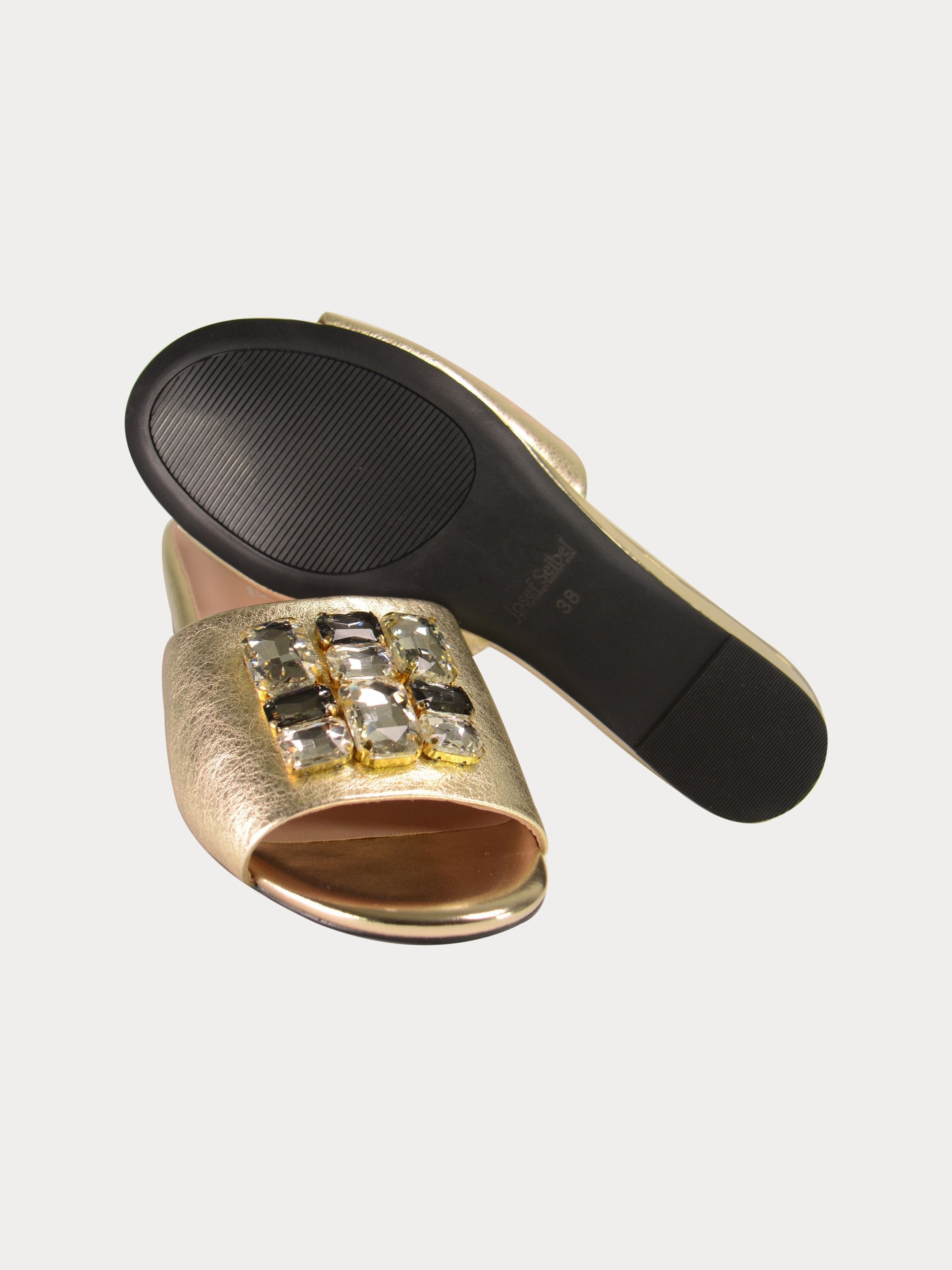 Josef Seibel Emerald Buckle Women Sandals #color_Gold