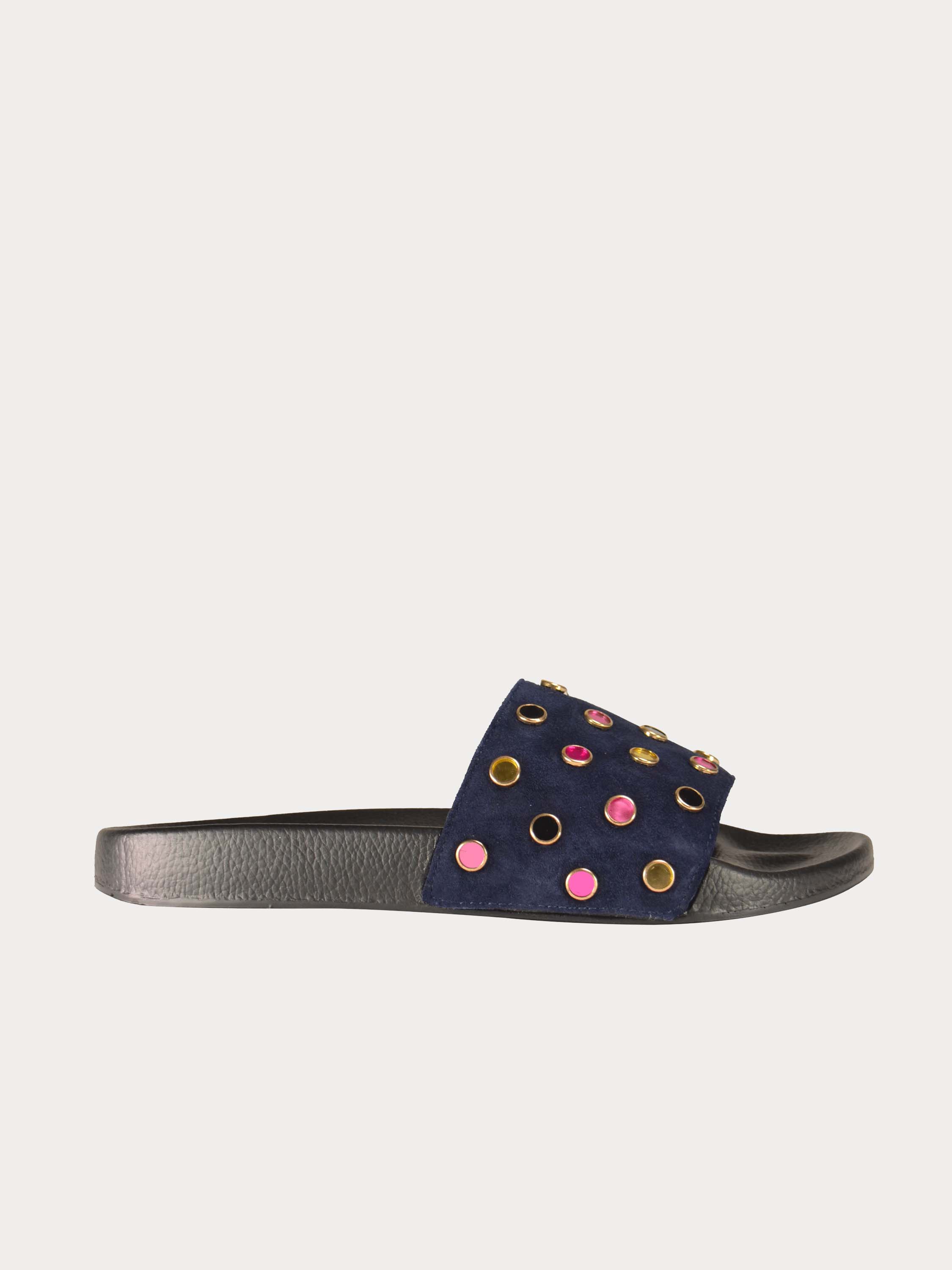 Josef Seibel Gems Flat Sandals #color_Blue