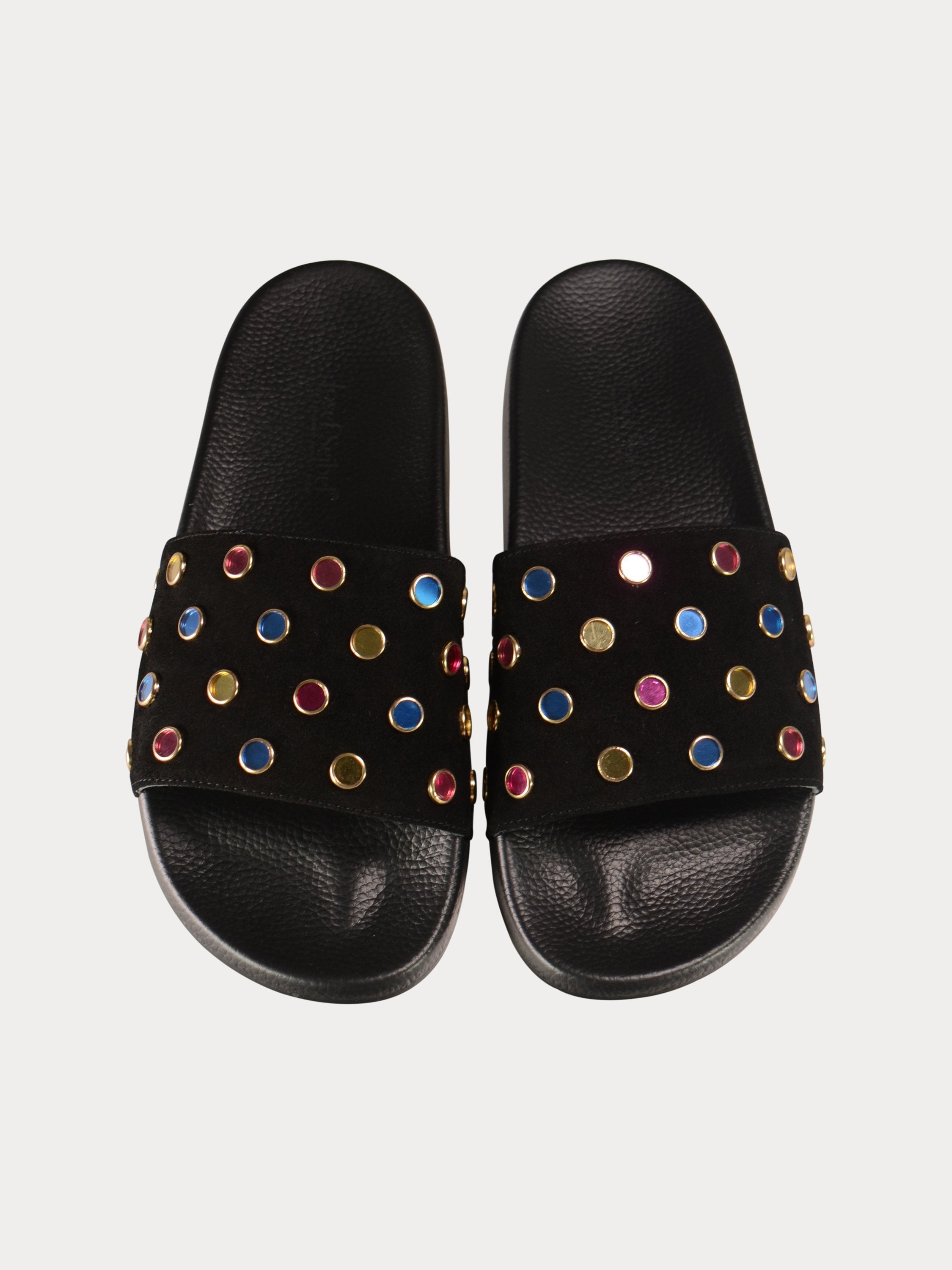 Josef Seibel Gems Flat Sandals #color_Black