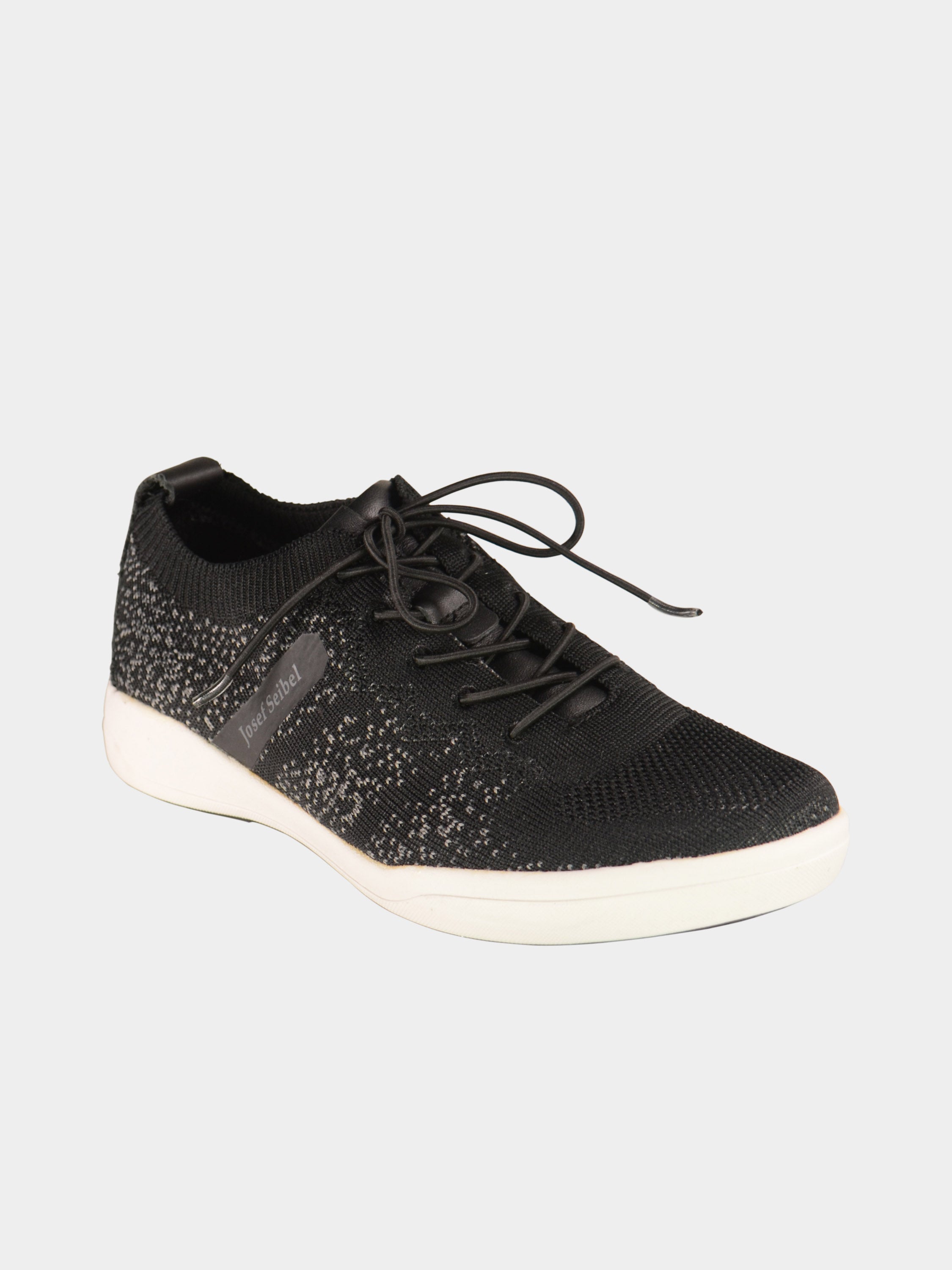Josef Seibel Sina 43 Lace Up Trainers #color_Black