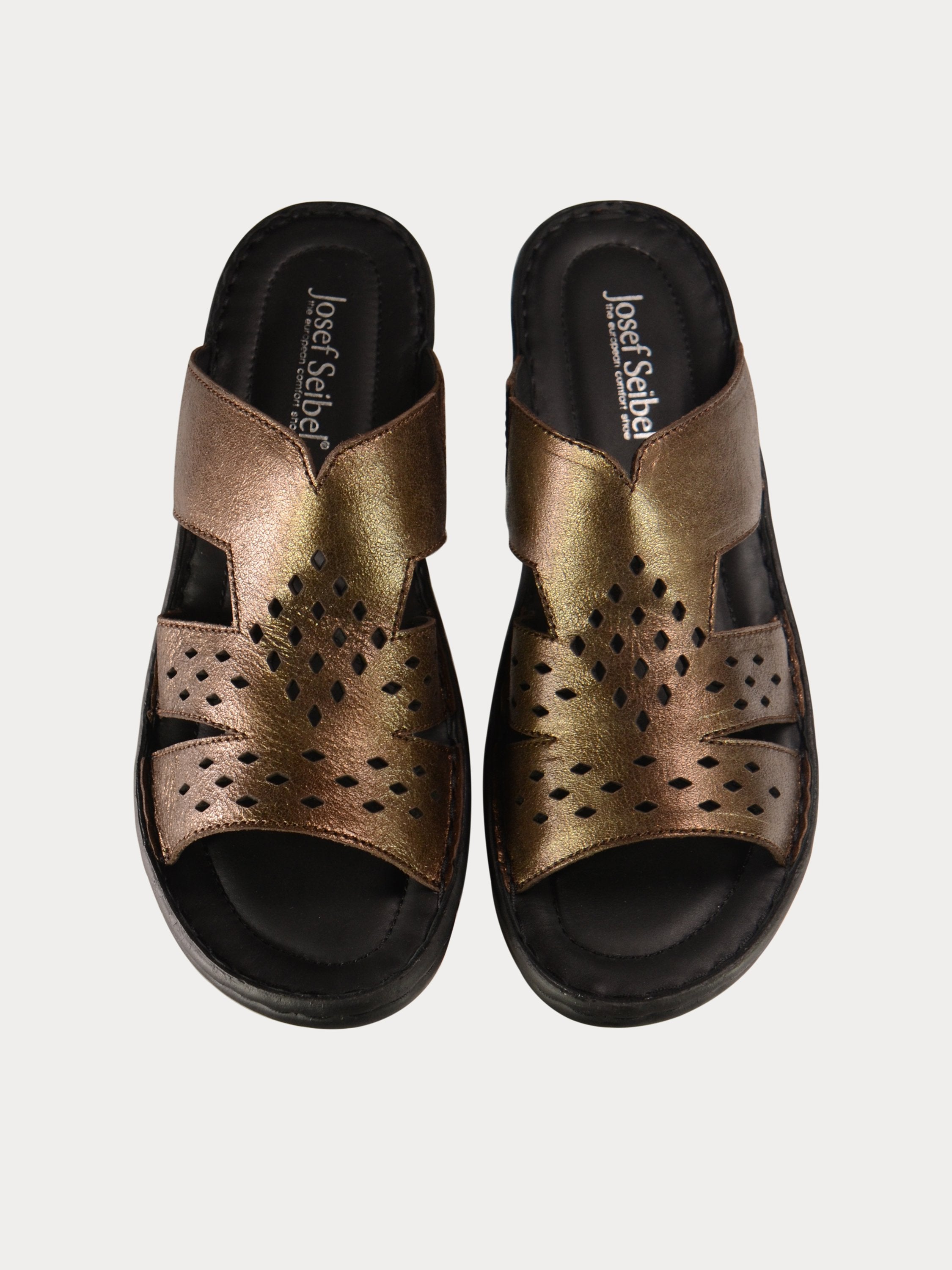 Josef Seibel Women Slider Casual Sandals #color_Brown