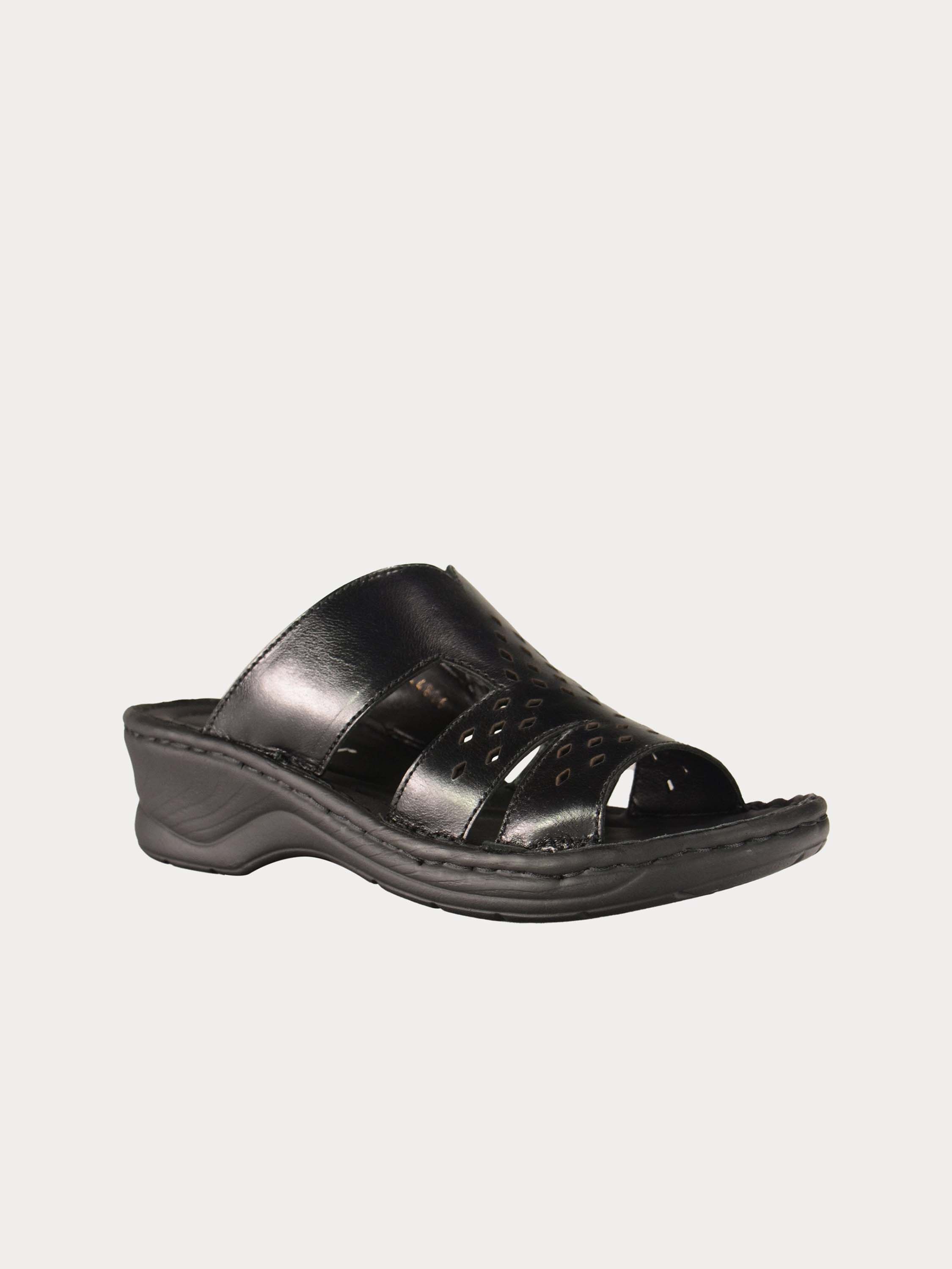 Josef Seibel Women Slider Casual Sandals #color_Black
