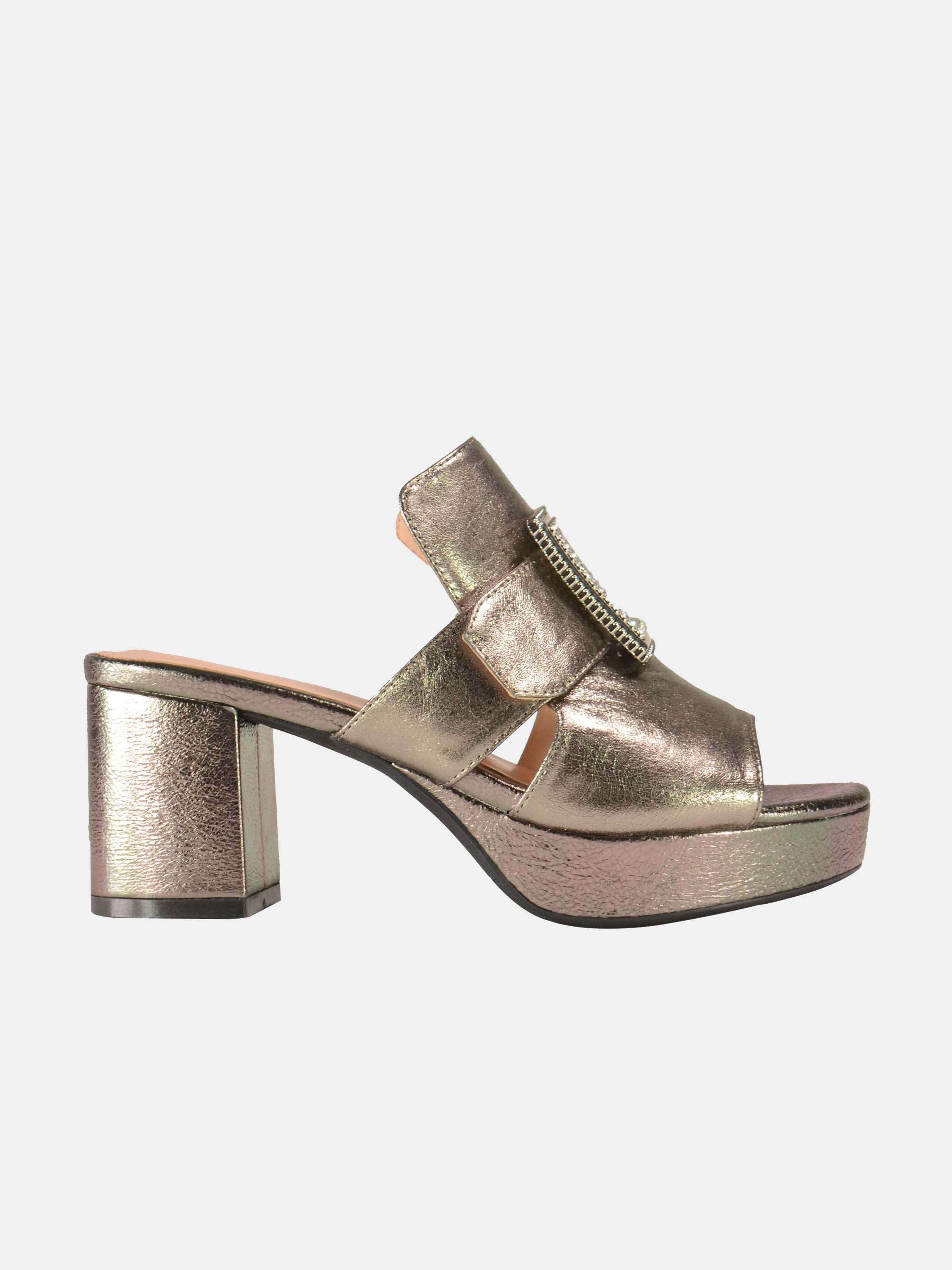 Josef Seibel Women Square Buckle Heels #color_Gray
