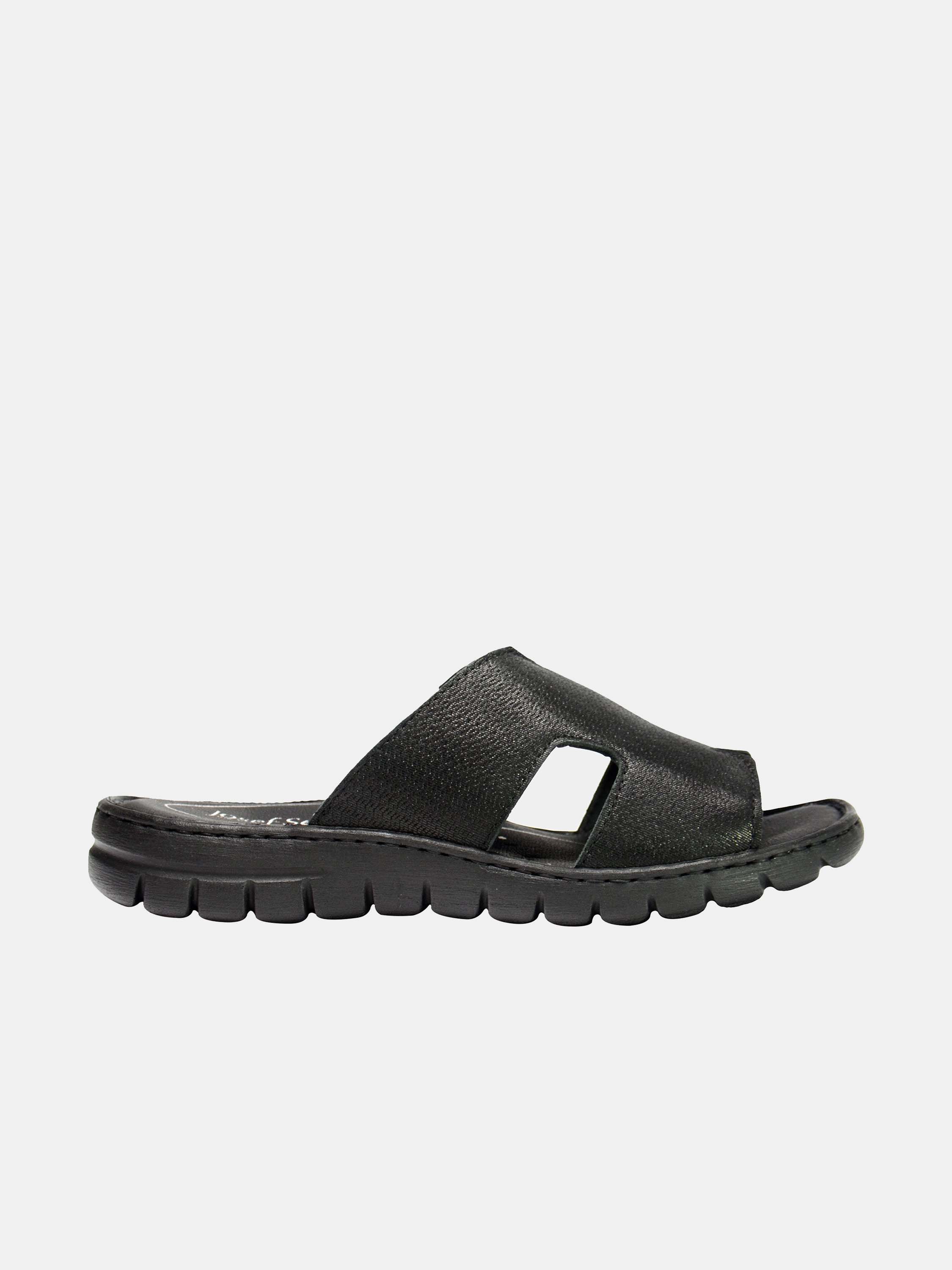 Josef Seibel Women's Classic Slider Sandals #color_Black