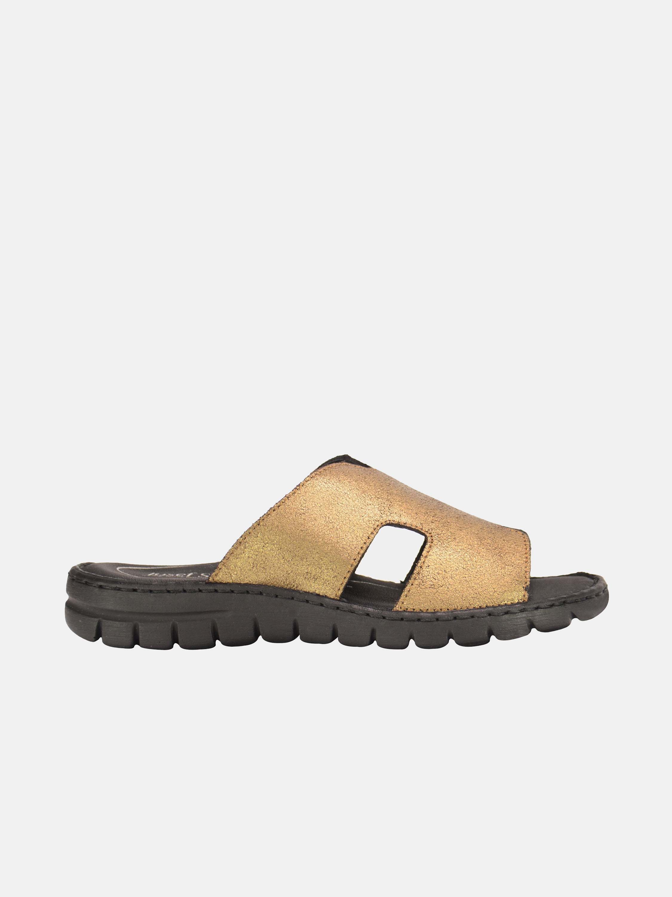 Josef Seibel Women's Classic Slider Sandals #color_Gold